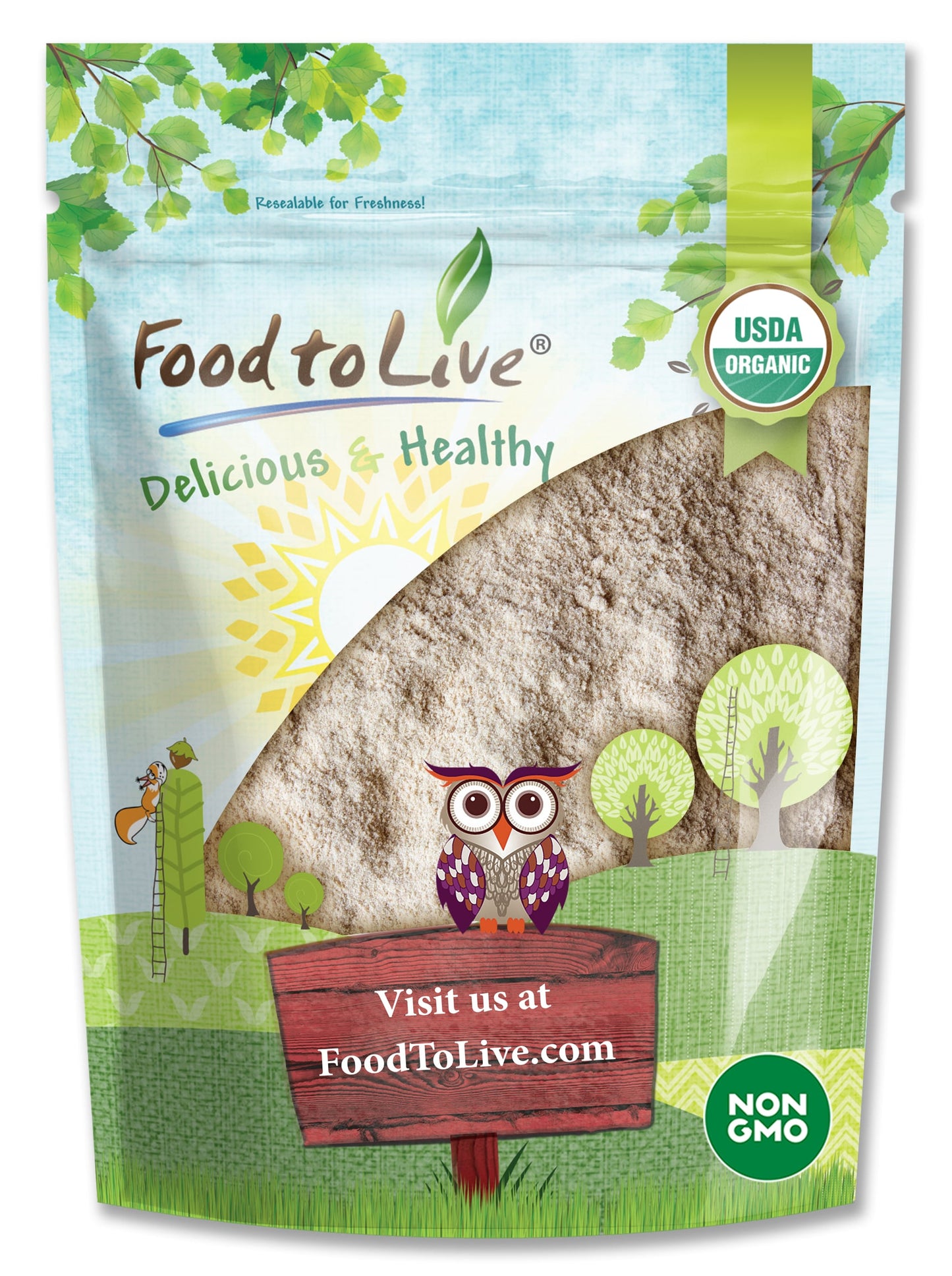 Organic Barley Flour - by Food To Live