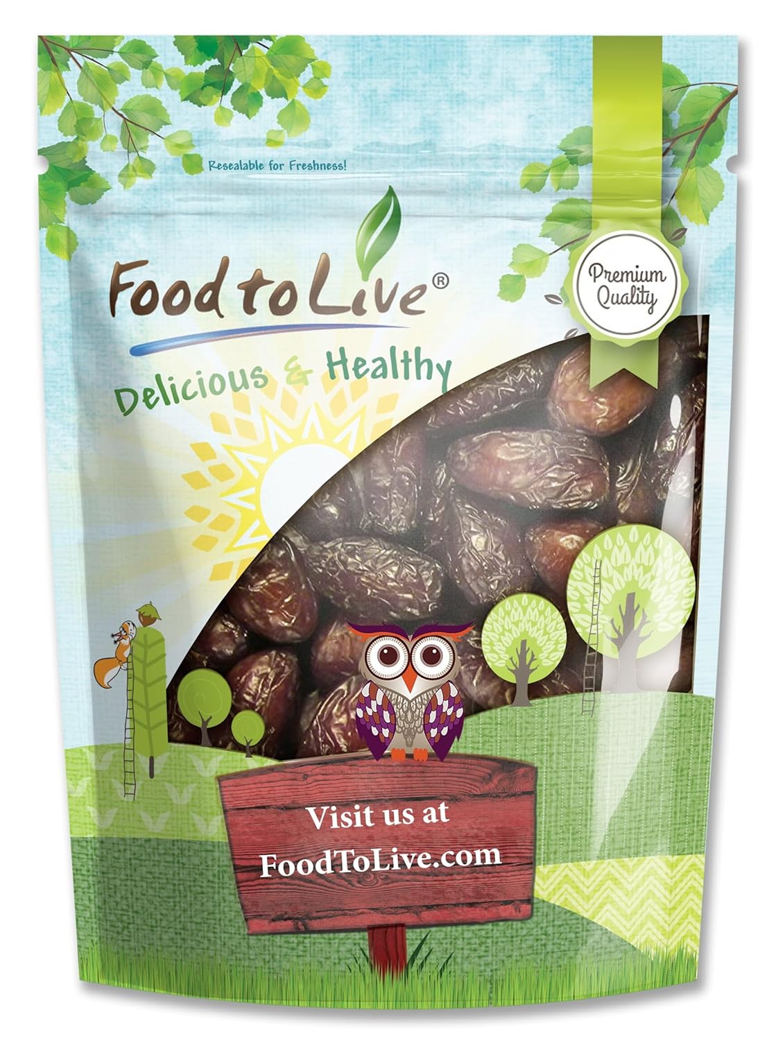 Imported Medjool Dates - by Food To Live