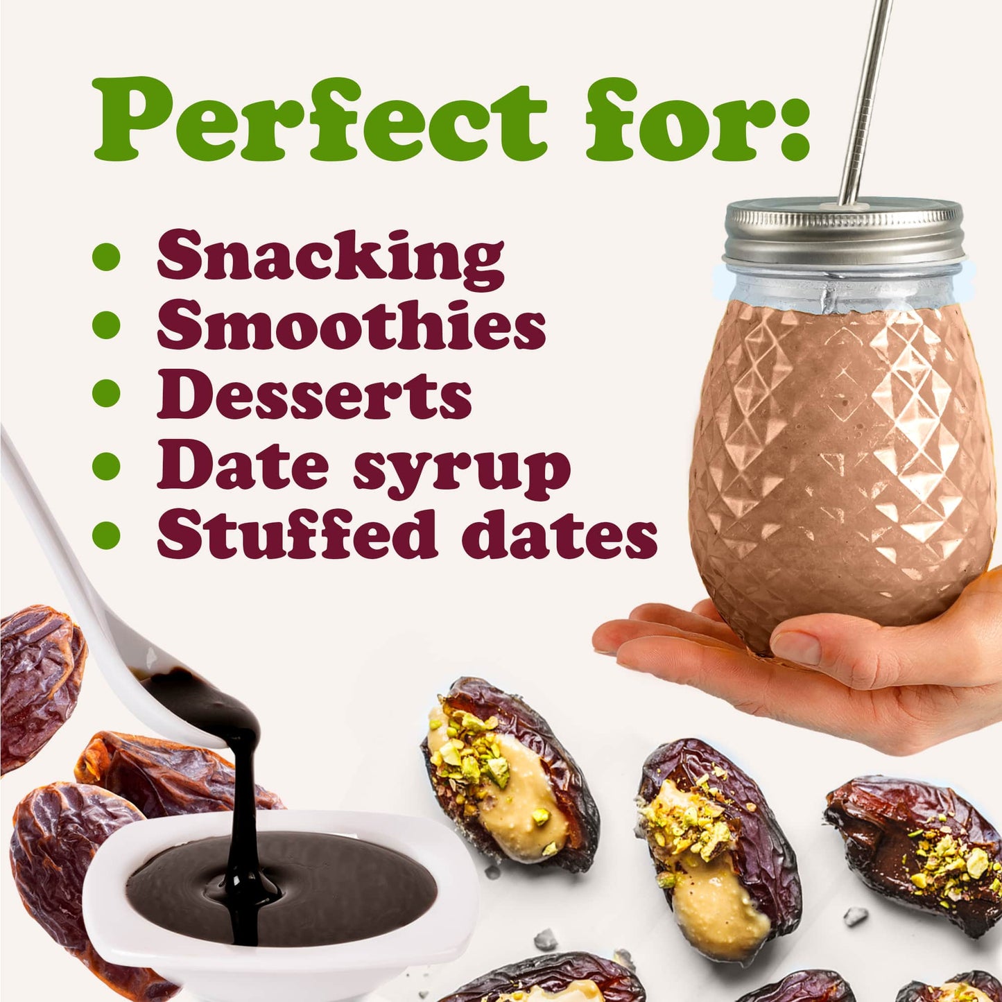 California Medjool Dates - by Food To Live