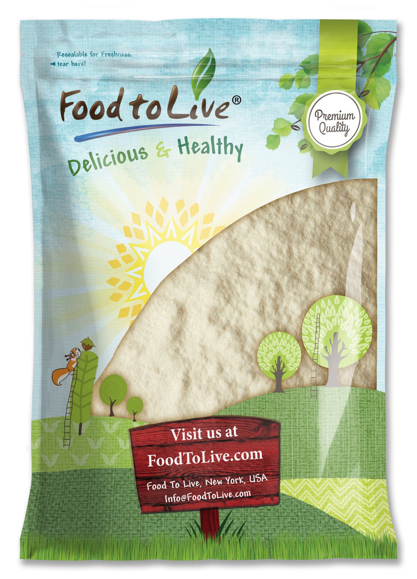 Apple Juice Powder - Unsulfured, Made from Raw Dried Fruit, Vegan, Bulk, Great for Juices, Smoothies, Yogurts, and Instant Drinks, Contains Maltodextrin