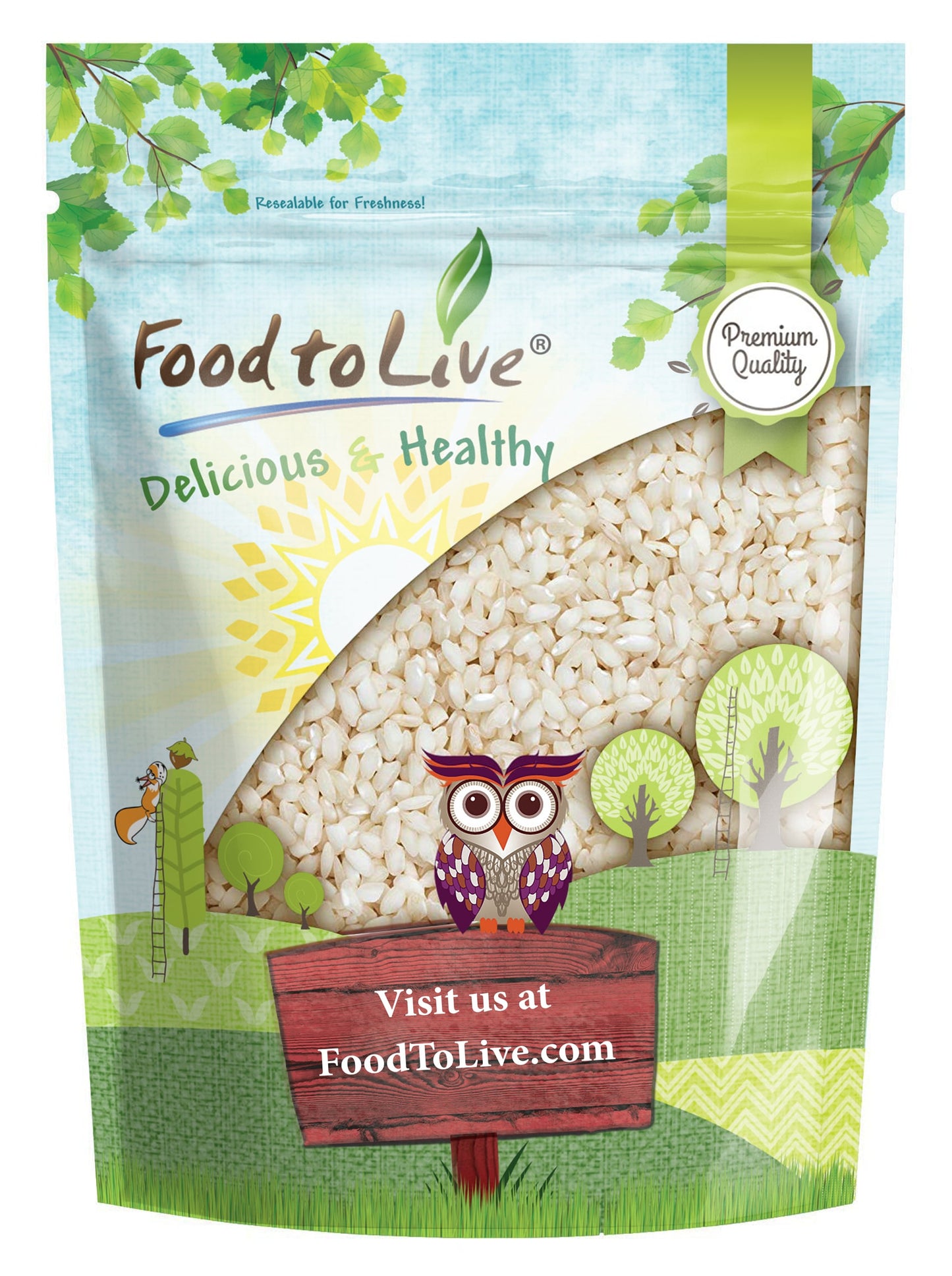Italian Arborio White Rice - by Food To Live