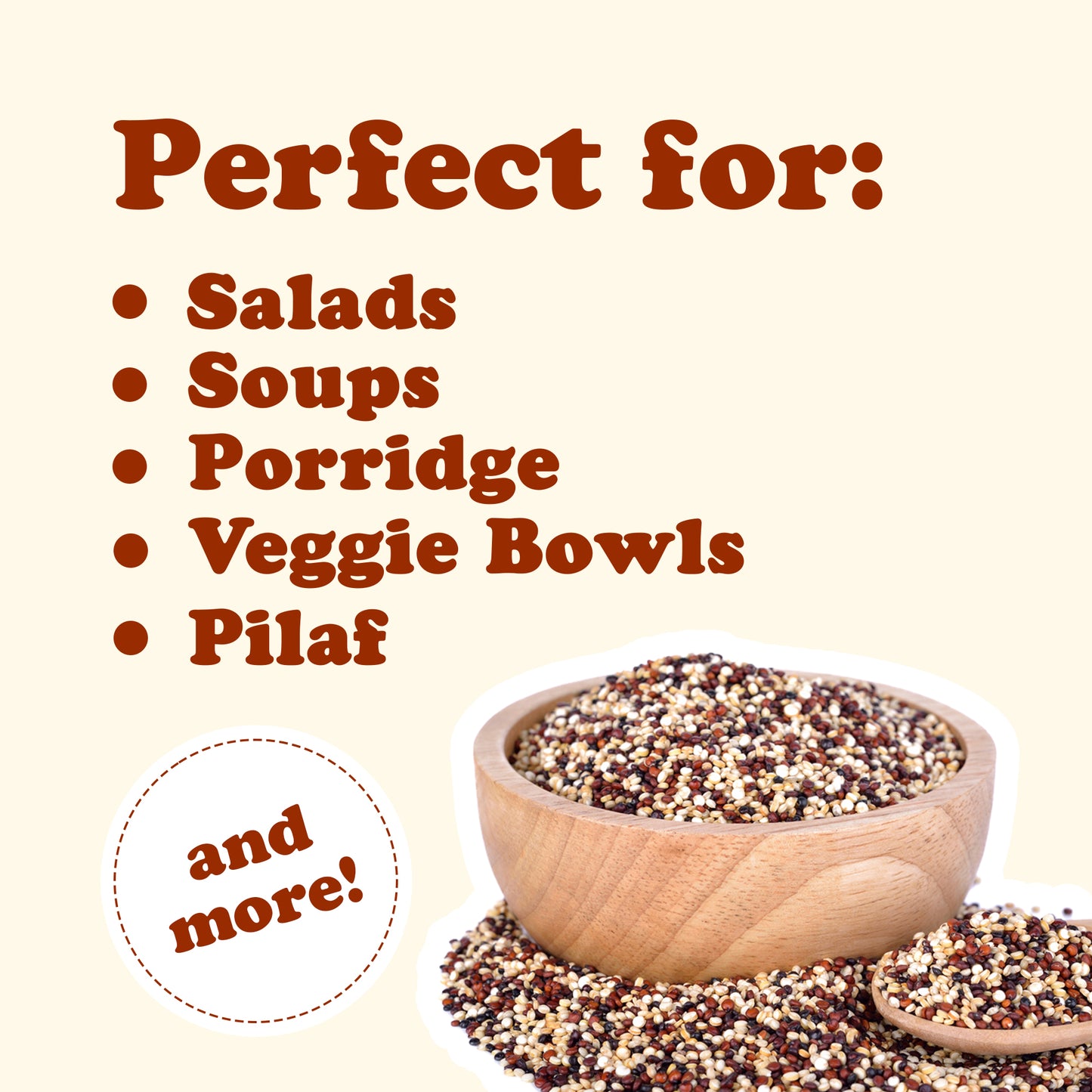 Tri-Color Quinoa - by Food To Live