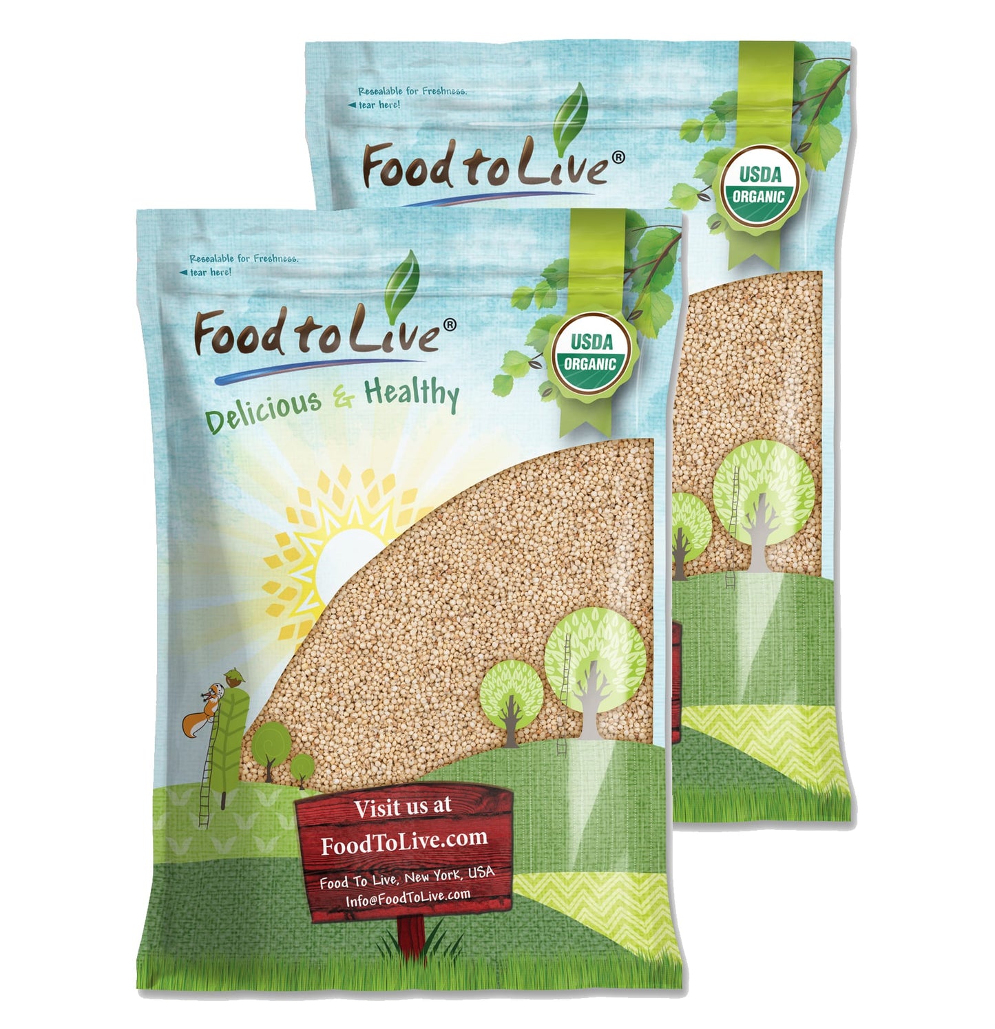 Gluten Free Organic Whole Grain Sorghum - by Food To Live