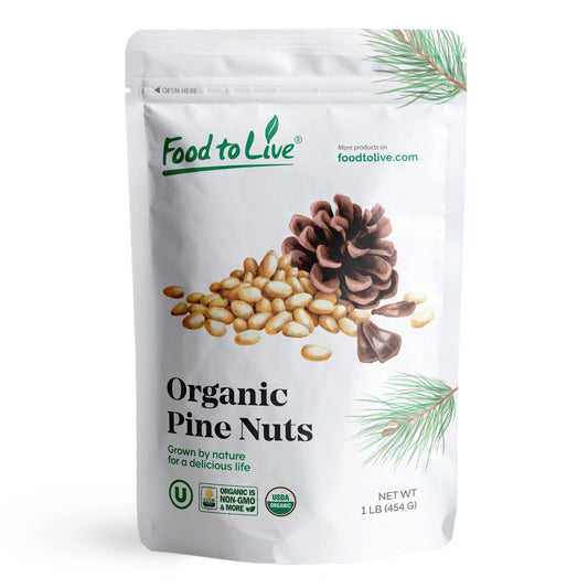 Organic Pine Nuts - by Food To Live