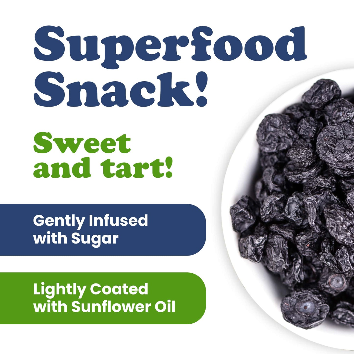 Dried Blueberries - by Food To Live
