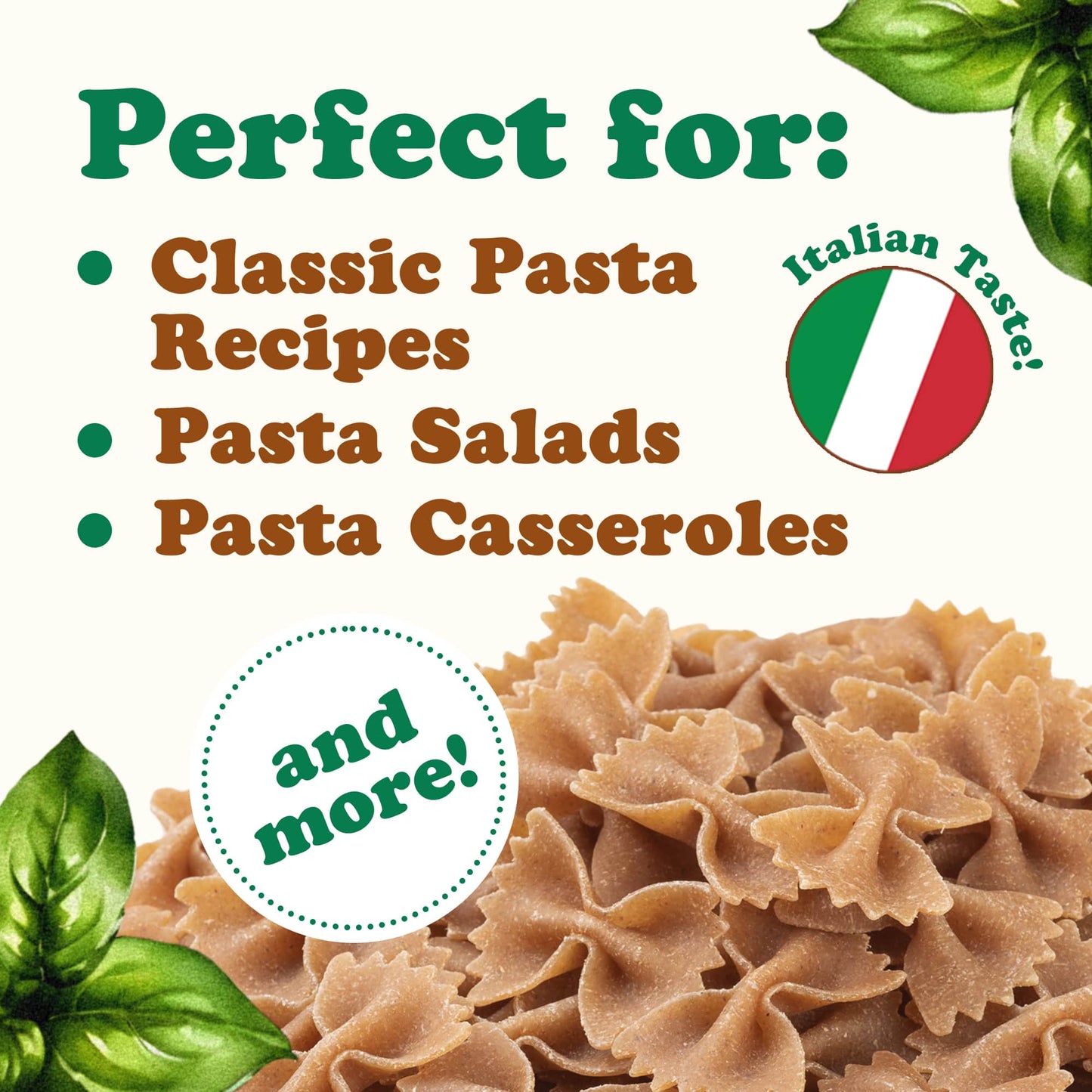 Organic Farro Farfalle Pasta - by Food To Live
