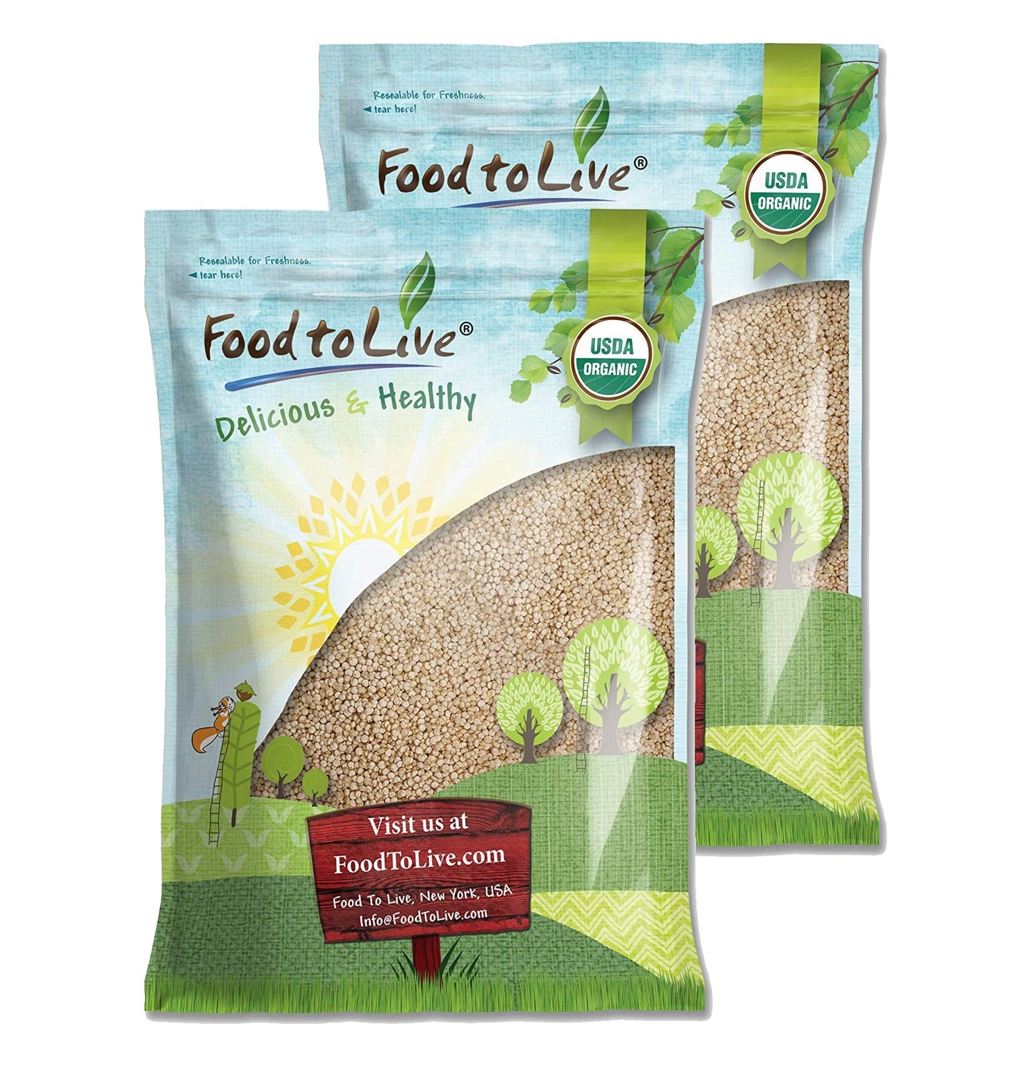 Organic Royal White Quinoa - by Food To Live
