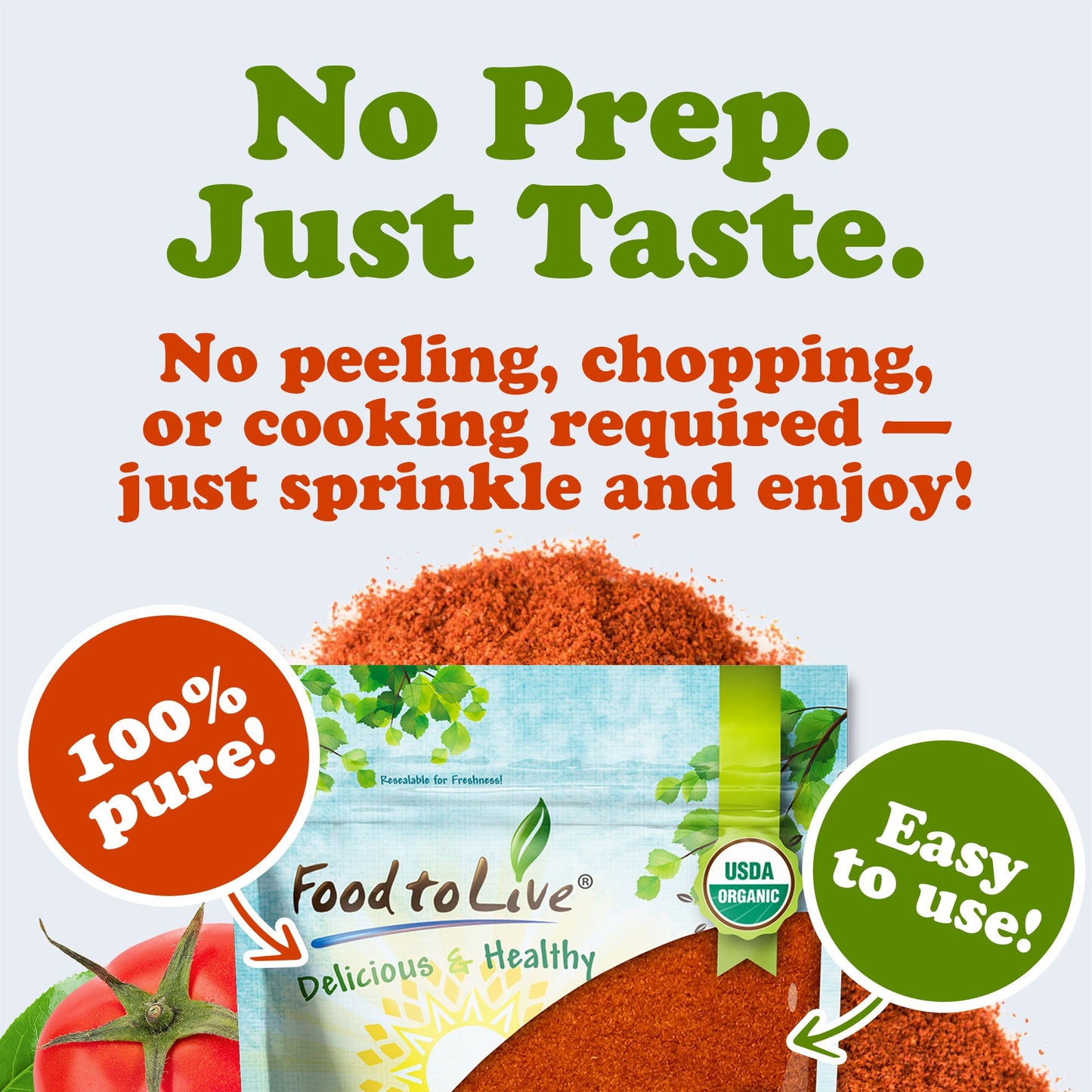 Organic Tomato Powder - by Food to Live