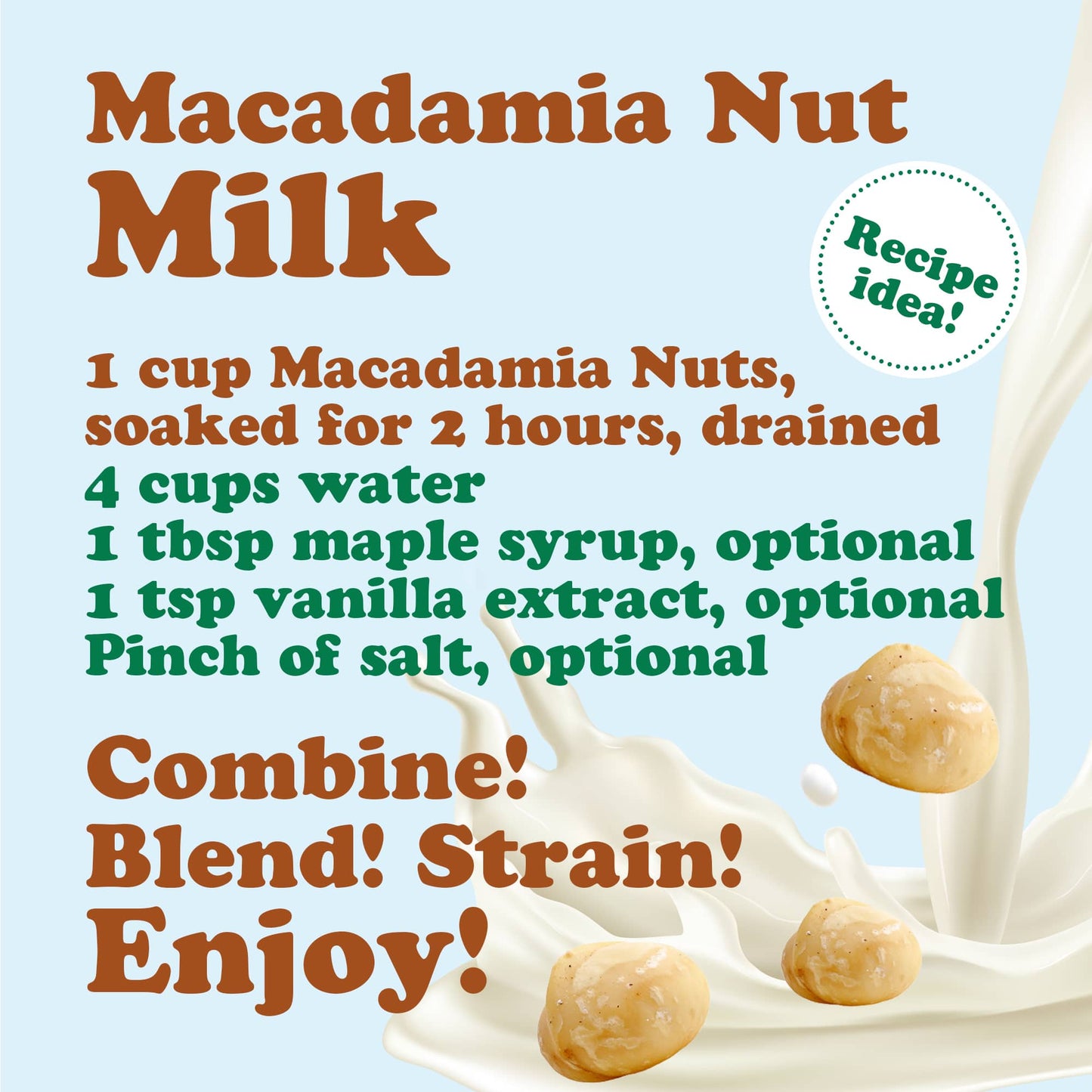 Whole Macadamia Nuts - by Food To Live