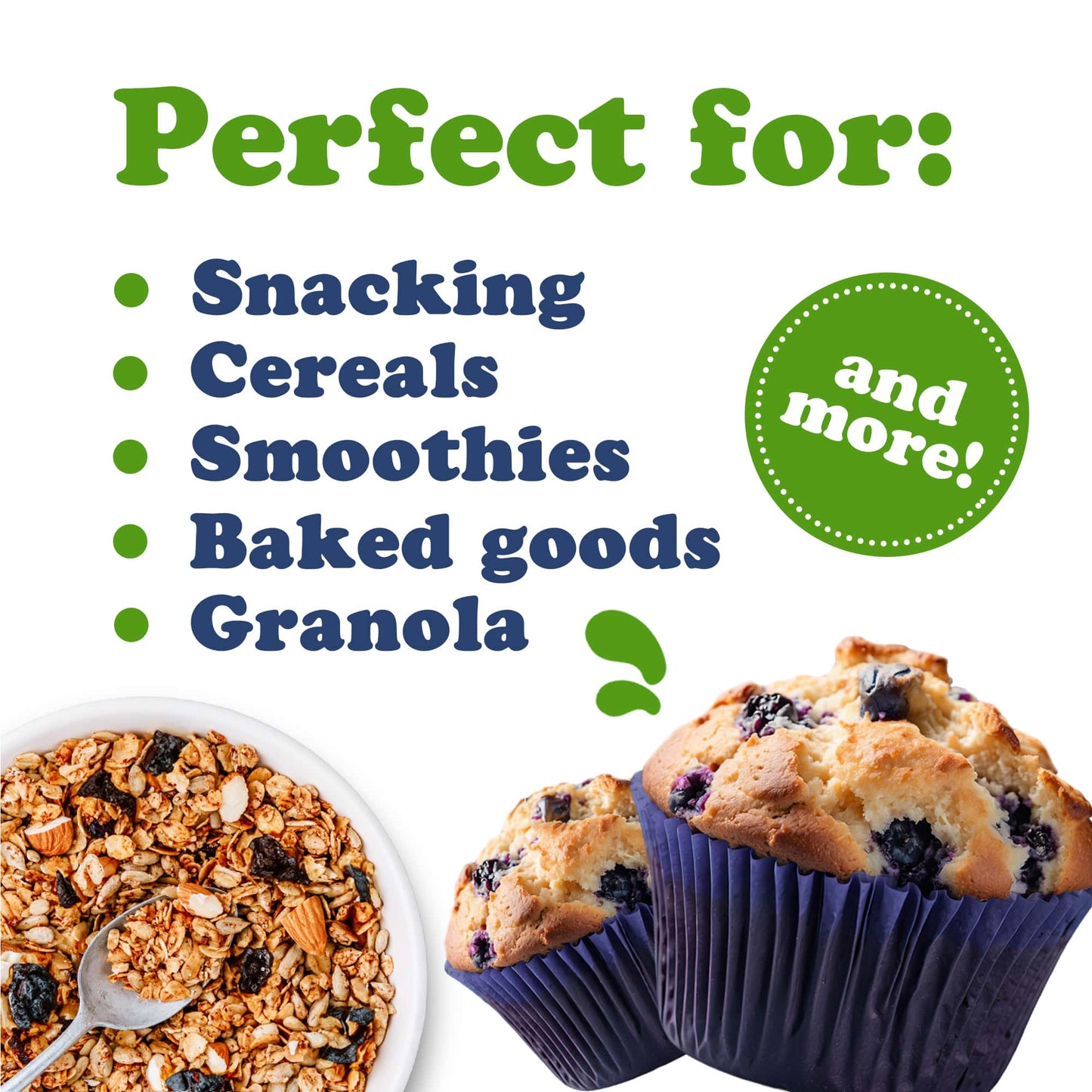 Dried Blueberries - by Food To Live