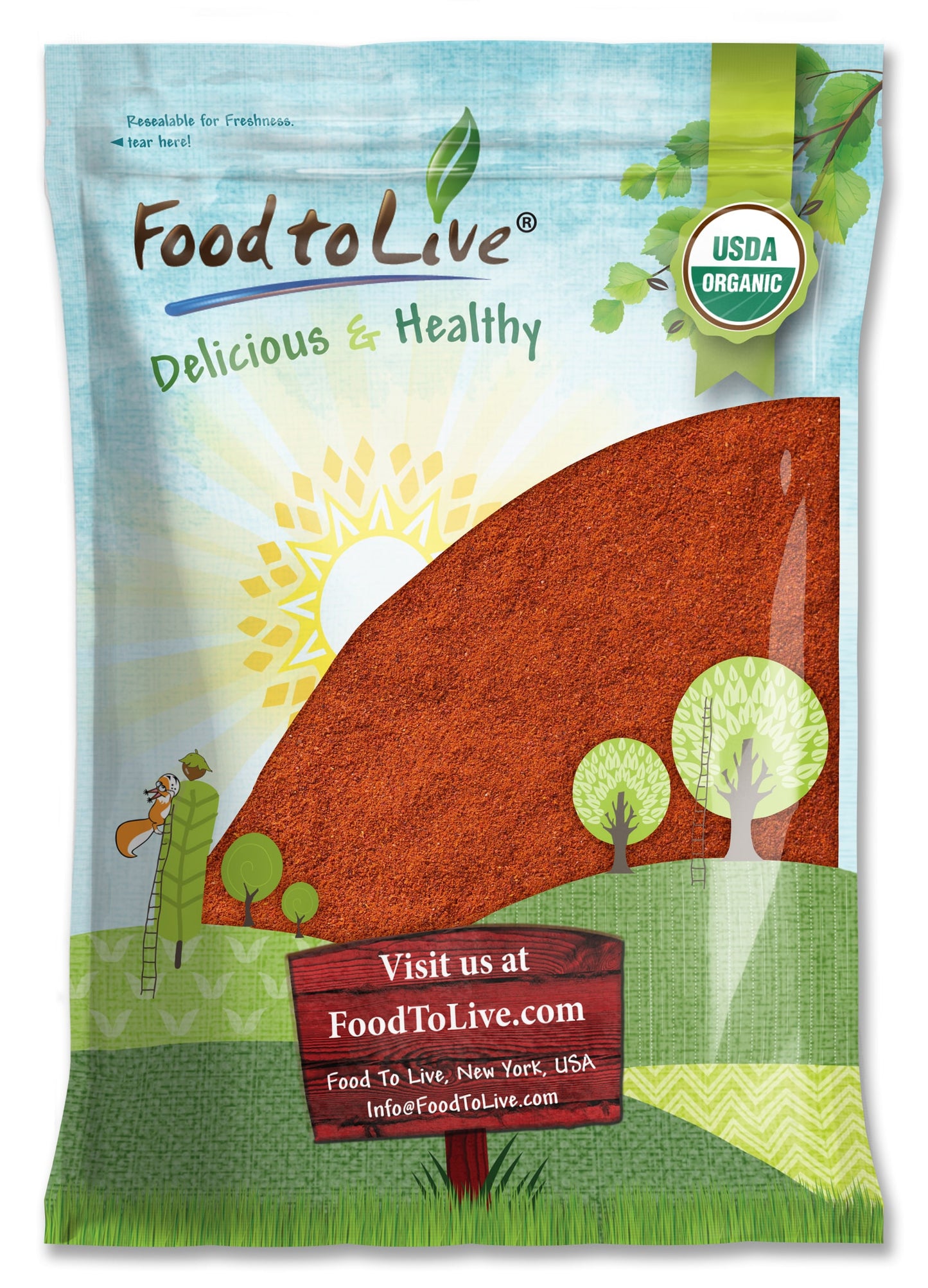 Organic Tomato Powder with Sea Salt – by Food to Live
