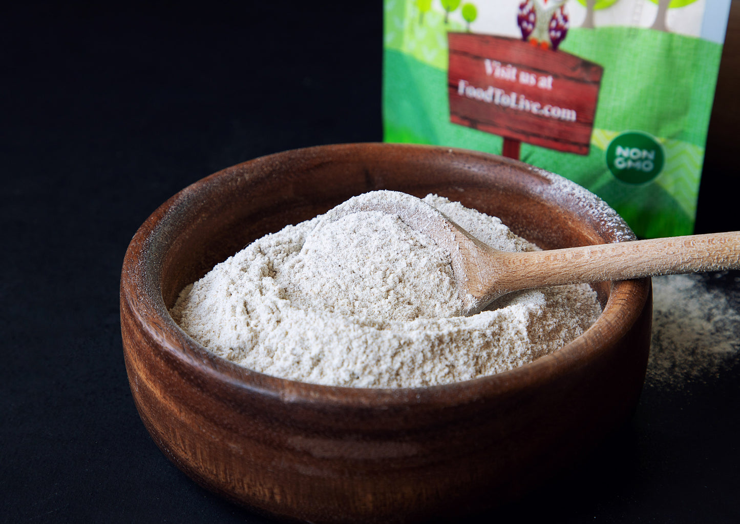 Organic Dark Rye Flour - by Food To Live
