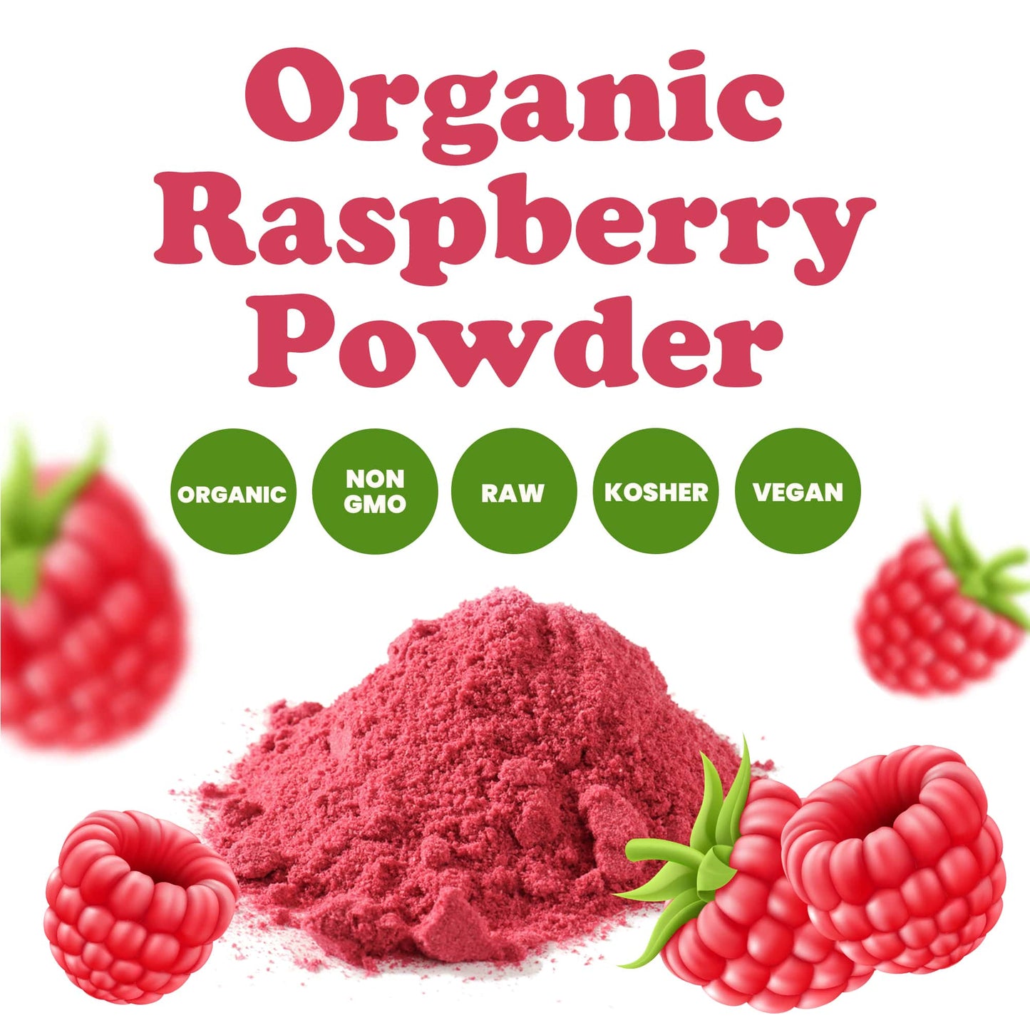 Organic Raspberry Powder - by Food To Live