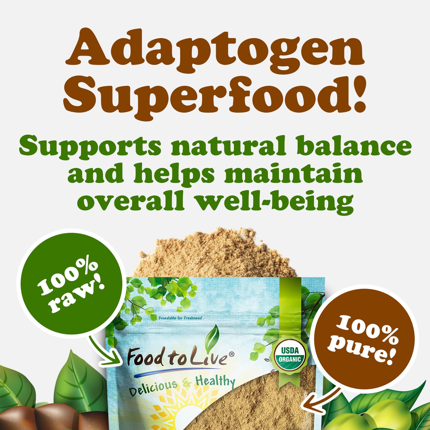 Organic Triphala Powder - by Food To Live