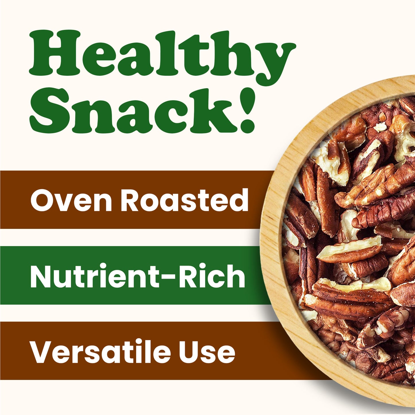 Organic Dry Roasted Pecan Pieces – by Food to Live