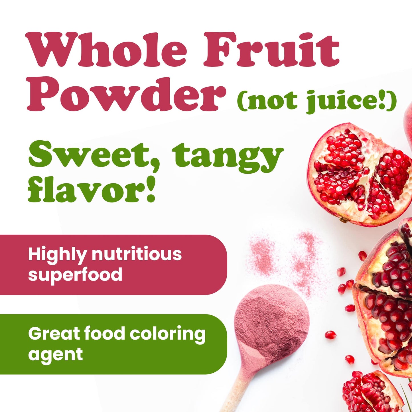 Organic Pomegranate Powder - by Food To Live