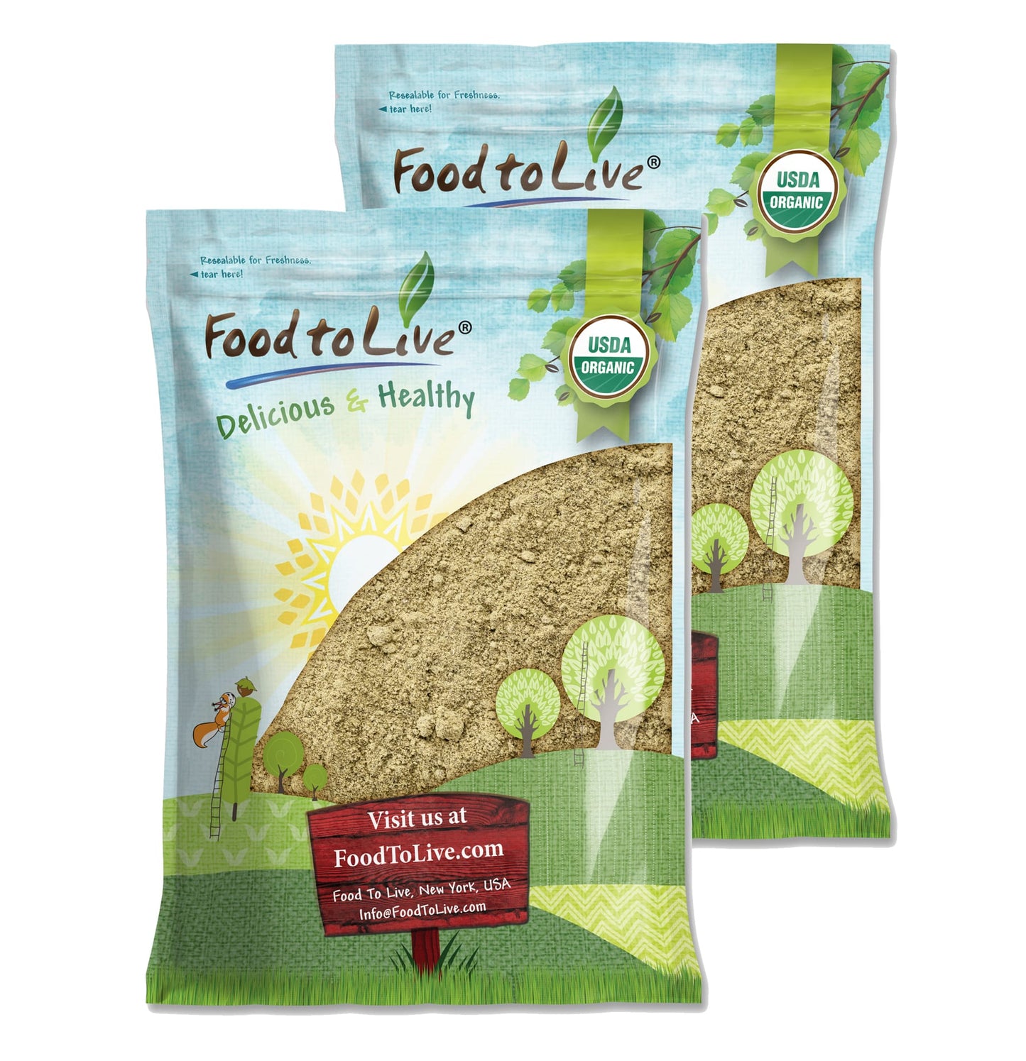 Organic Hemp Protein Powder - by Food To Live