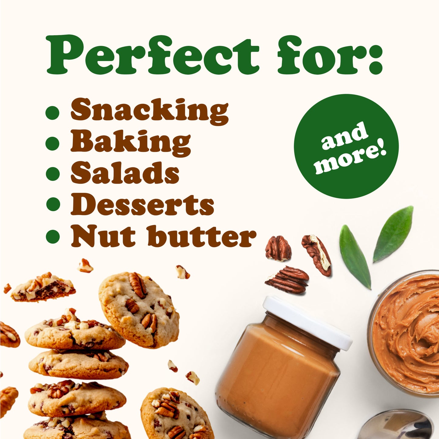 Organic Dry Roasted Pecan Pieces – by Food to Live