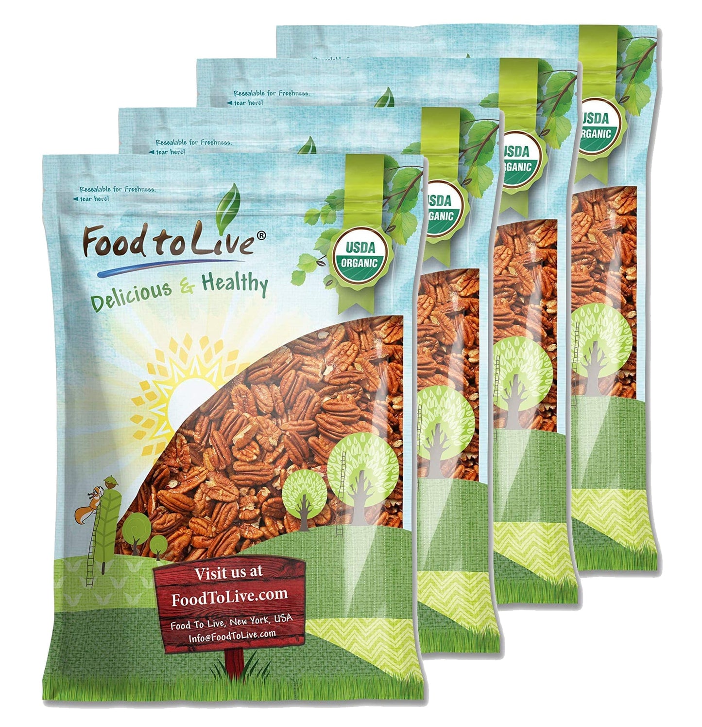 Organic Pecans - by Food To Live