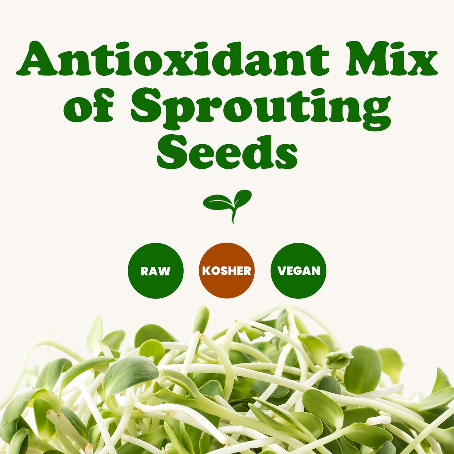 Antioxidant Mix of Sprouting Seeds - by Food To Live