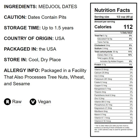 California Medjool Dates - by Food To Live