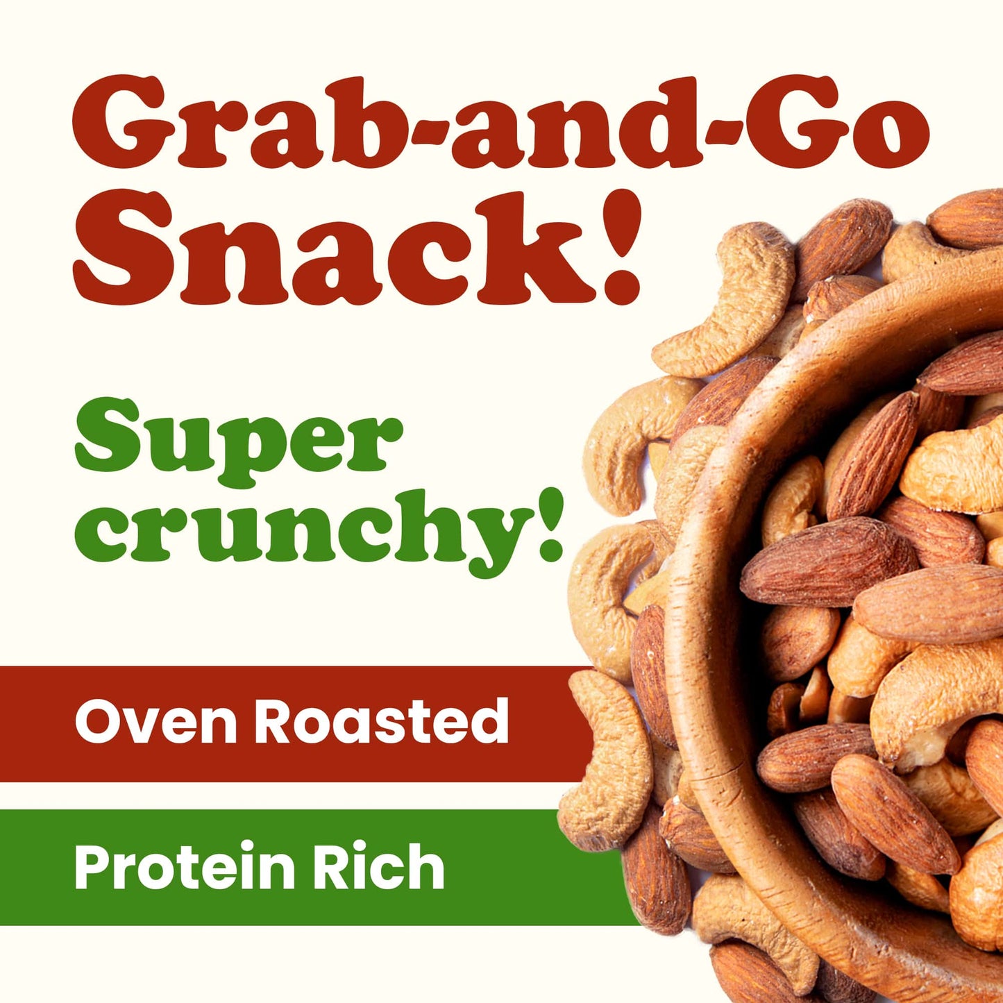 Dry Roasted Almonds and Cashews Mix - by Food To Live