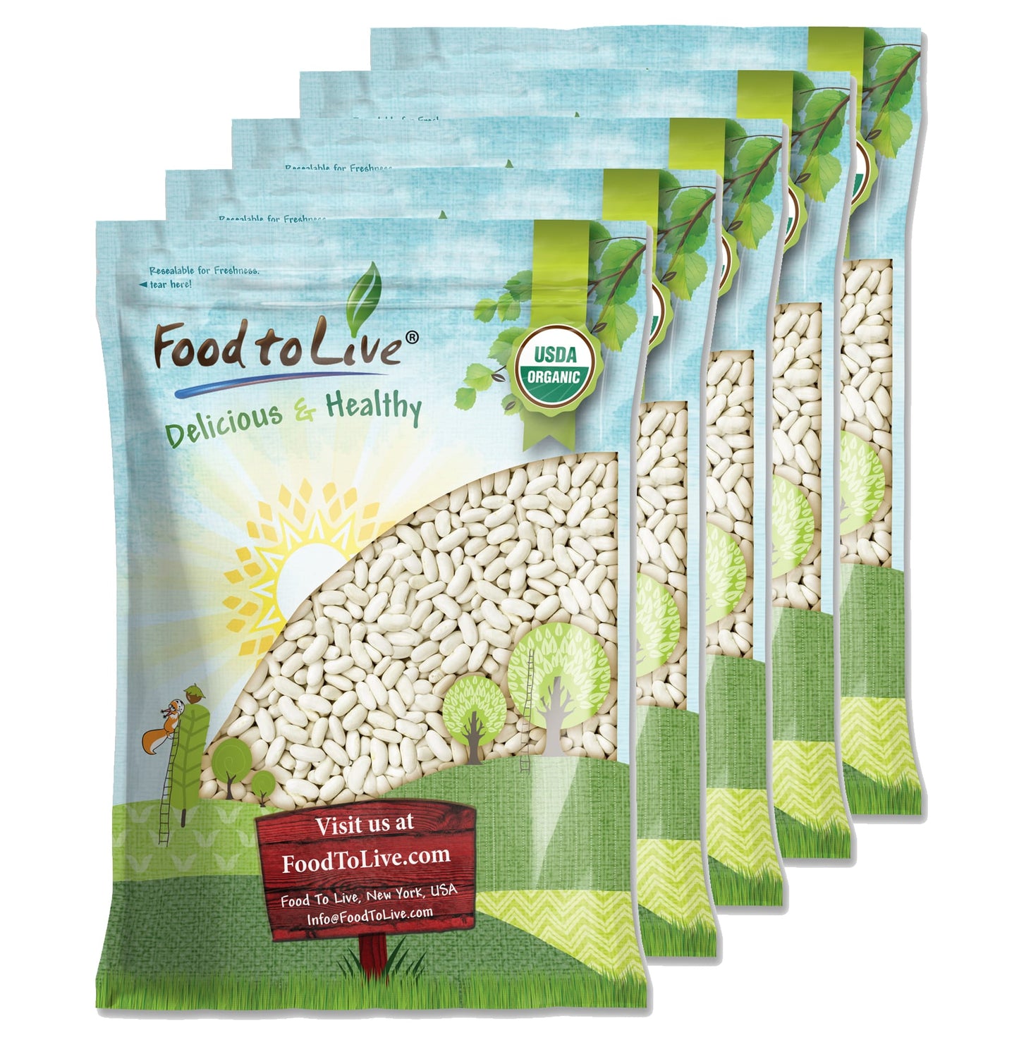Organic Cannellini Beans - by Food To Live