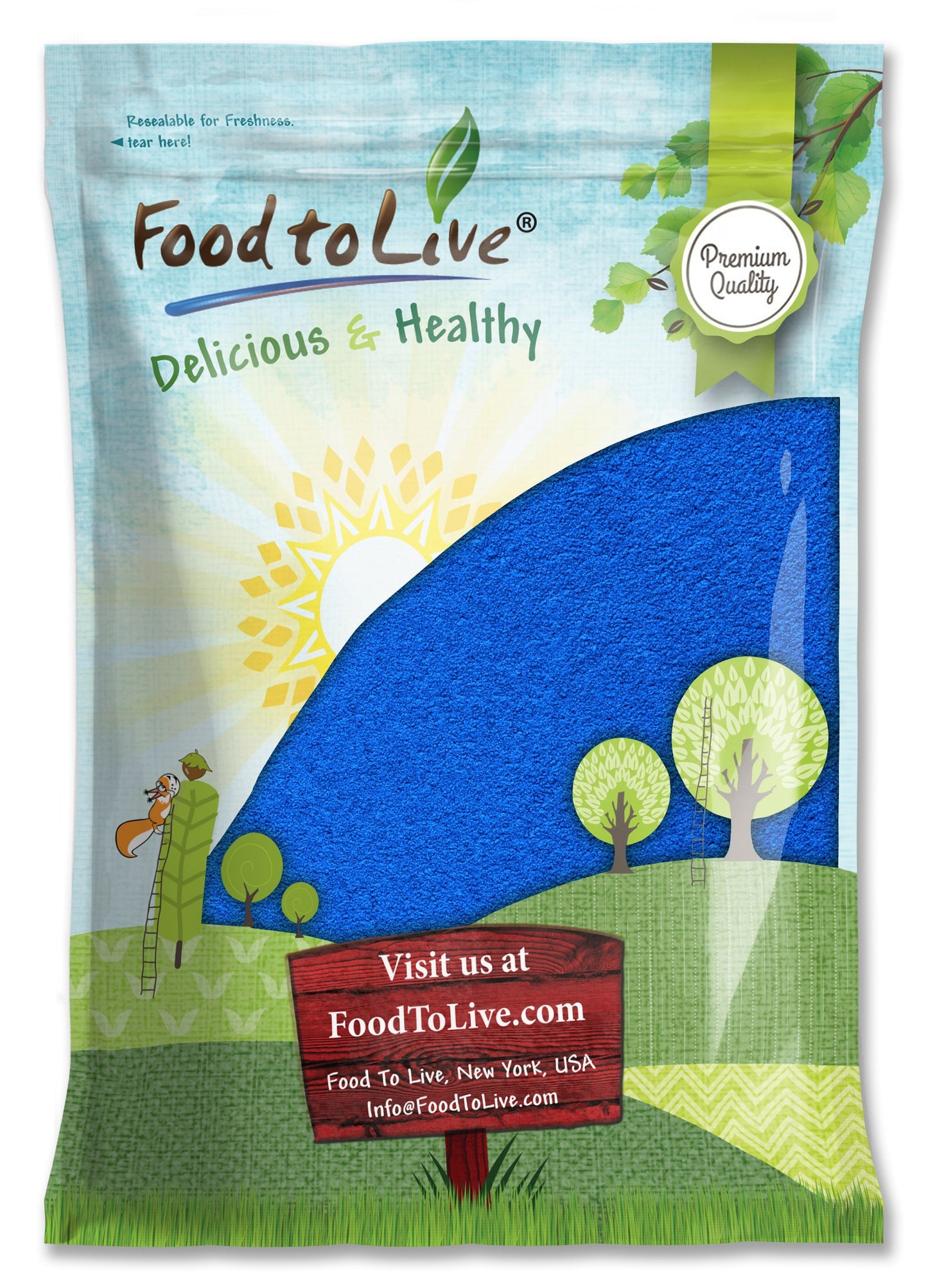 Blue Spirulina Powder - by Food To Live