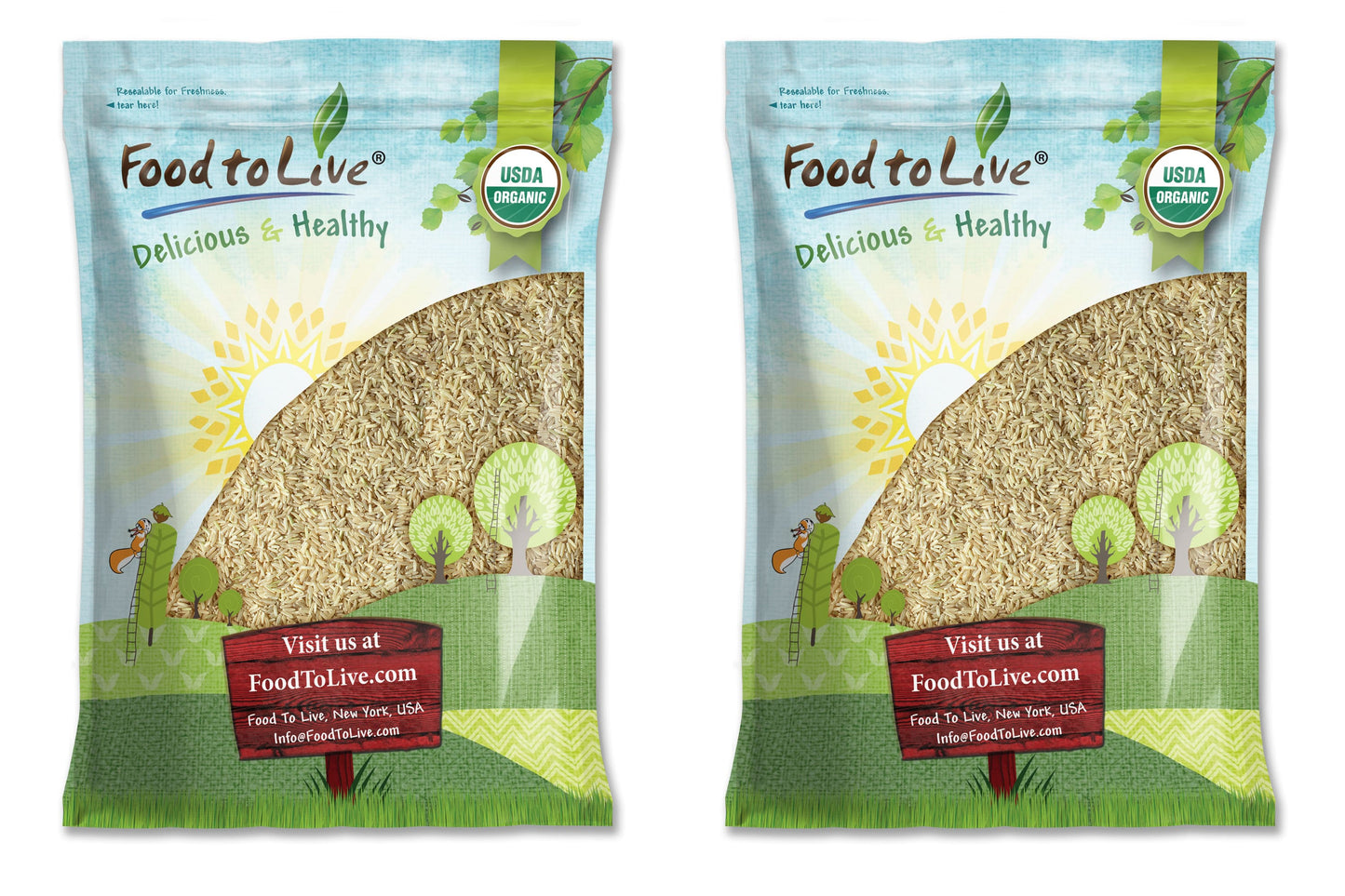 Organic Thai Jasmine Brown Rice - by Food To Live