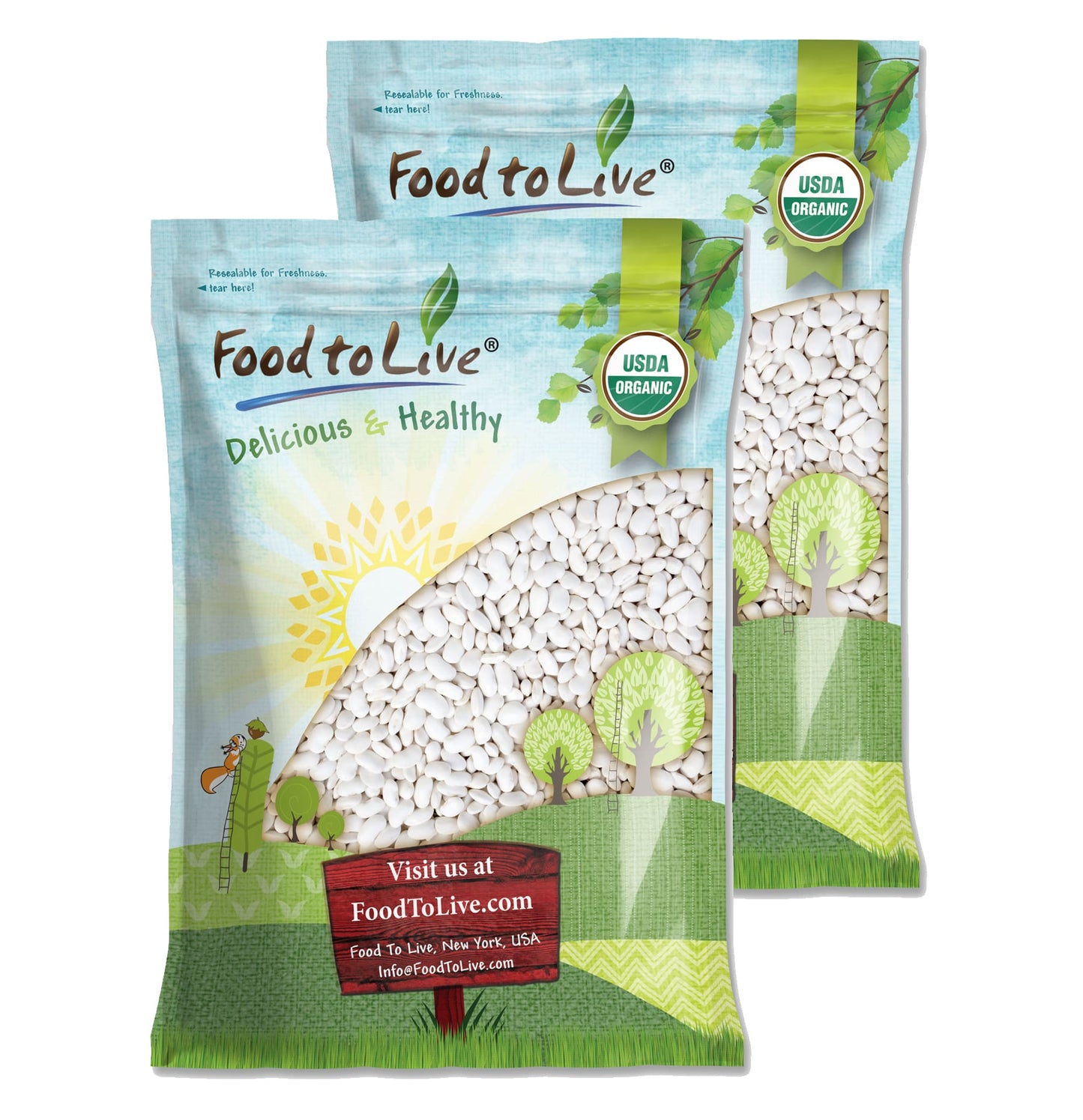 Organic Great Northern Beans - by Food To Live