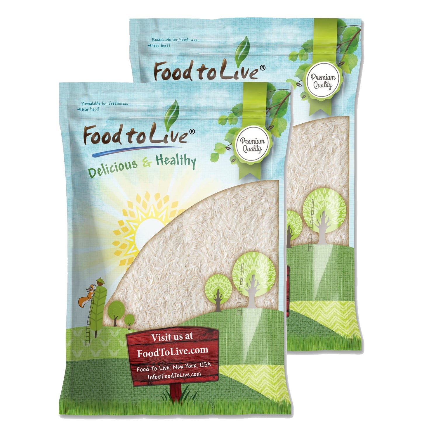 Long Grain White Rice - by Food To Live