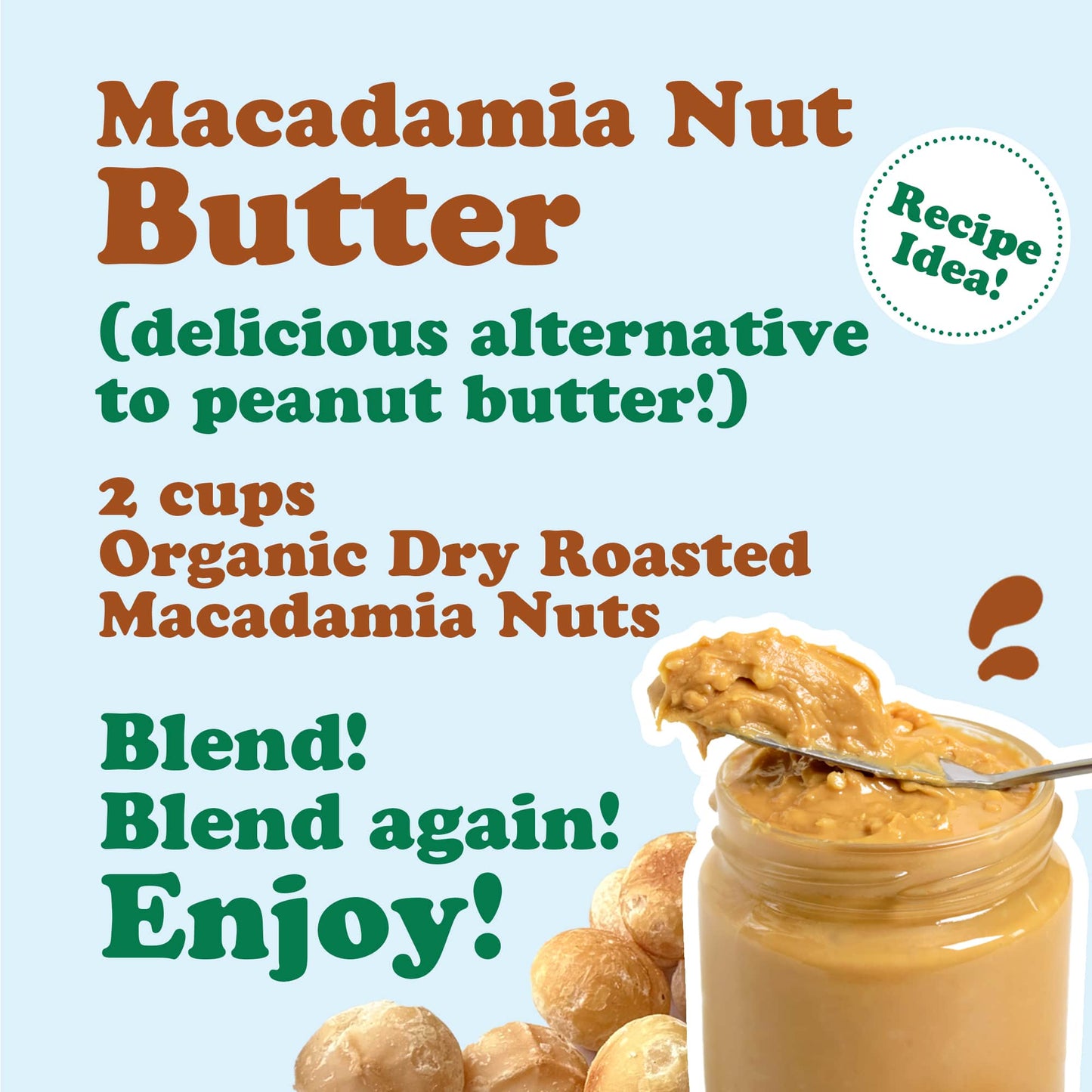Organic Dry Roasted Whole Macadamia Nuts - by Food To Live