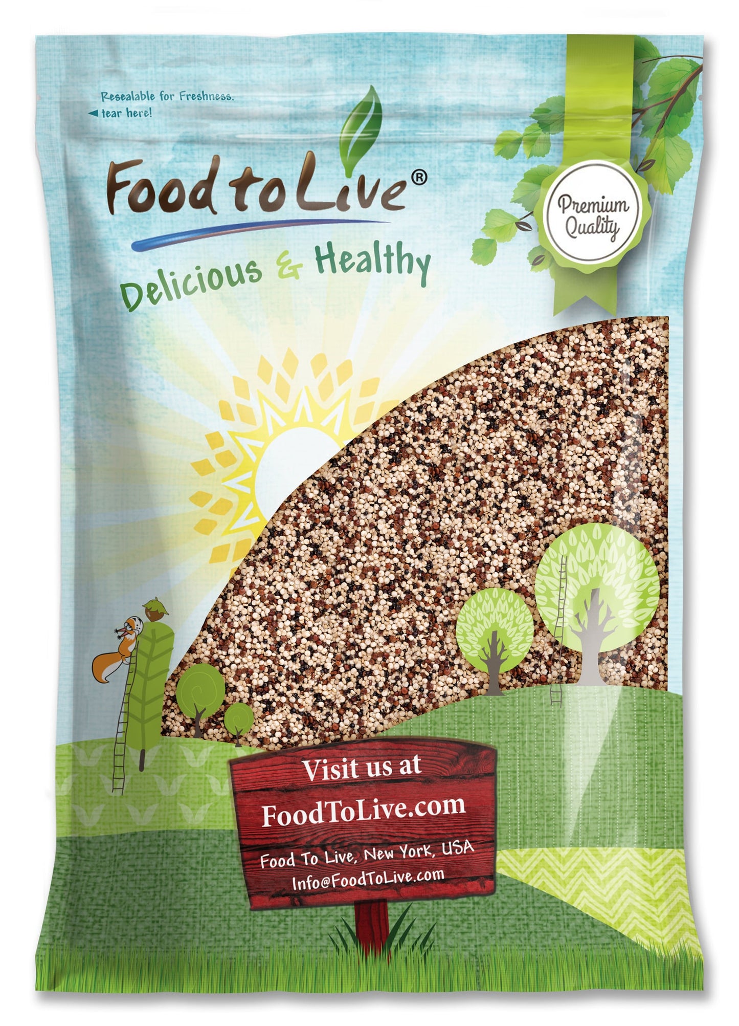 Tri-Color Quinoa - by Food To Live