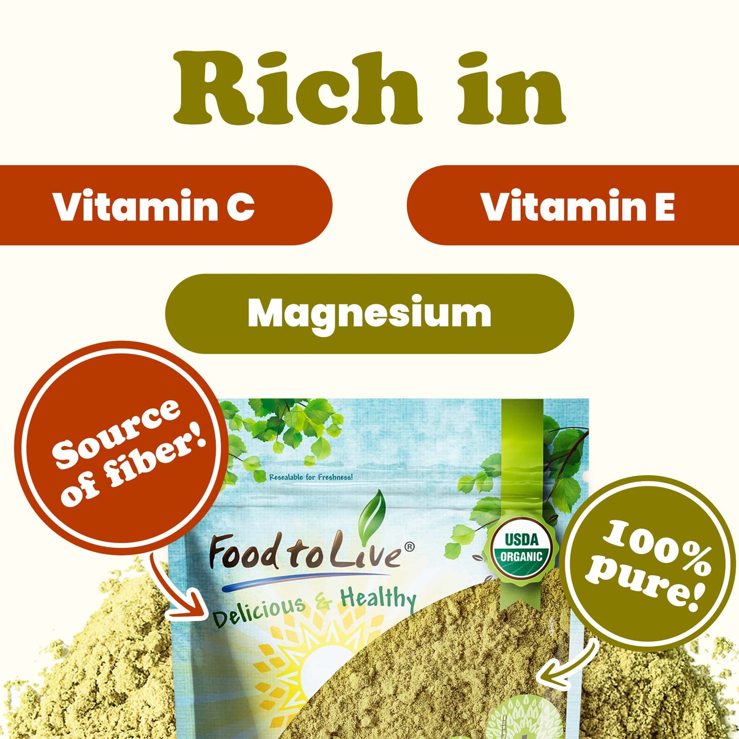 Organic Fennel Seed Powder - by Food To Live