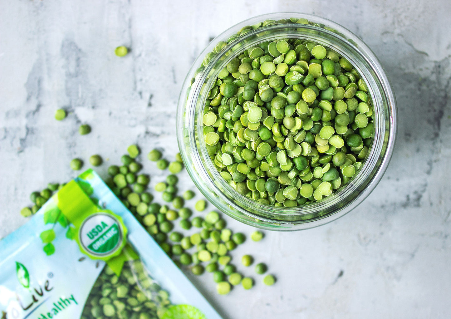 Organic Green Split Peas - by Food To Live