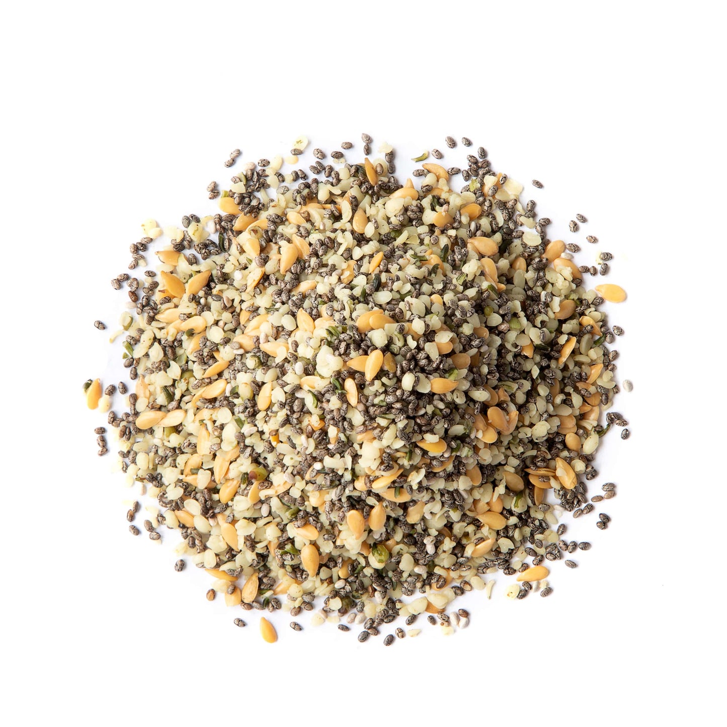 Organic Chia, Flax, and Hemp Seeds Mix – A Non-GMO Blend of Seeds, Vegan, Bulk
