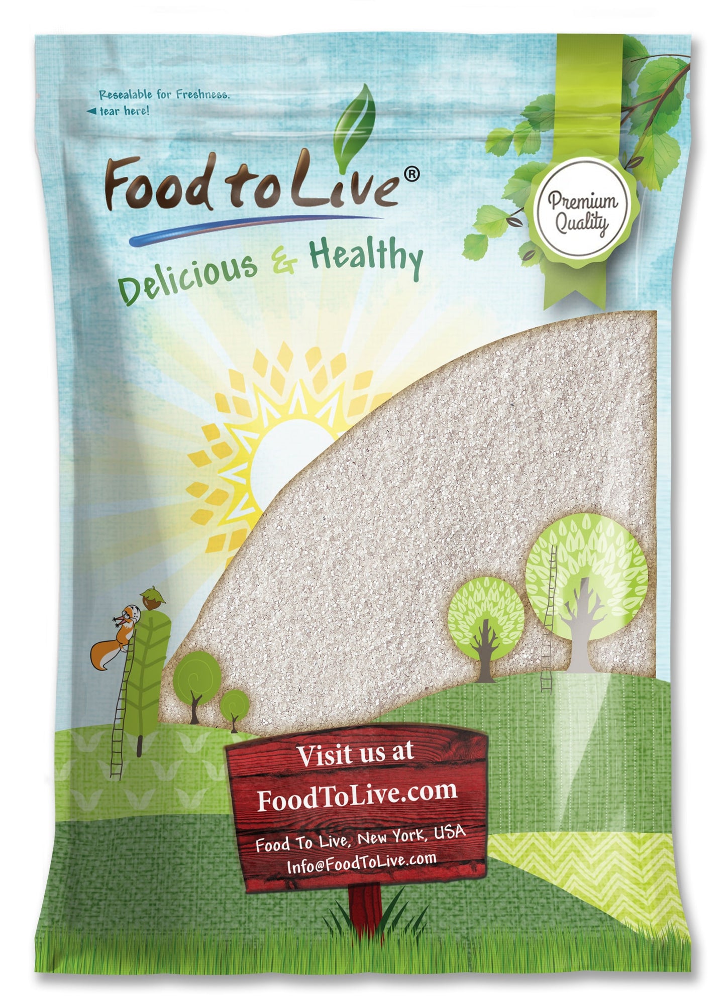 Gluten Free Organic White Polenta - by Food To Live