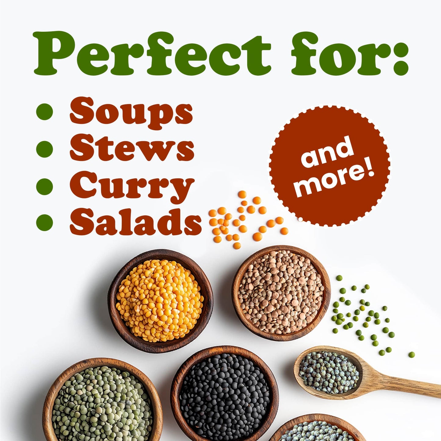 Organic Lentil Variety Set - by Food To Live