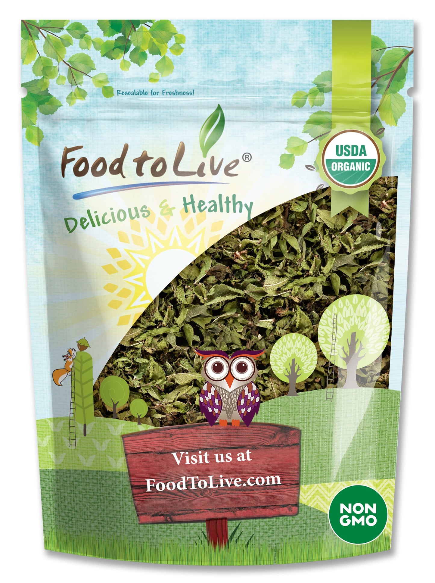 Organic Peppermint Leaves - by Food To Live