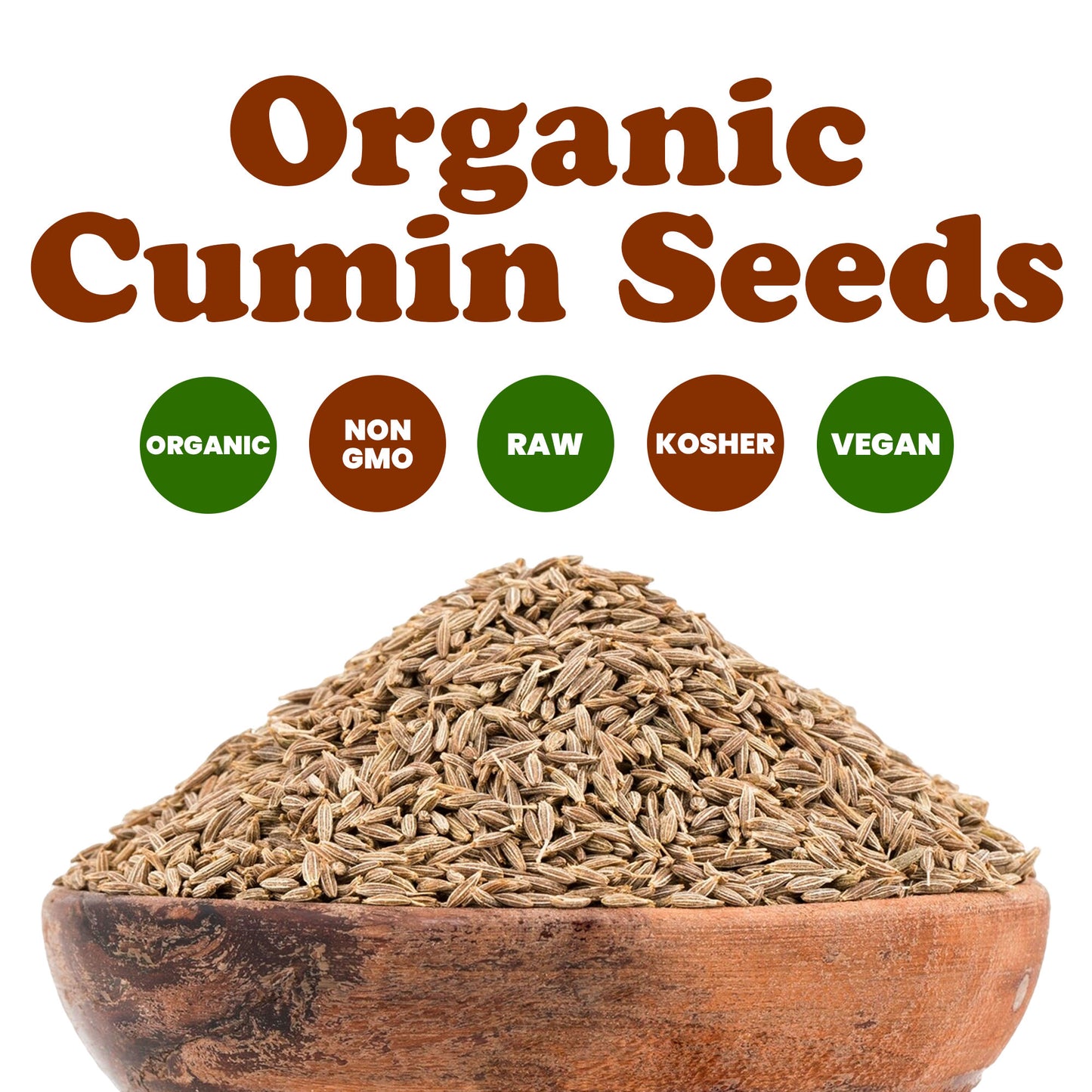 Organic Cumin Seeds - by Food To Live