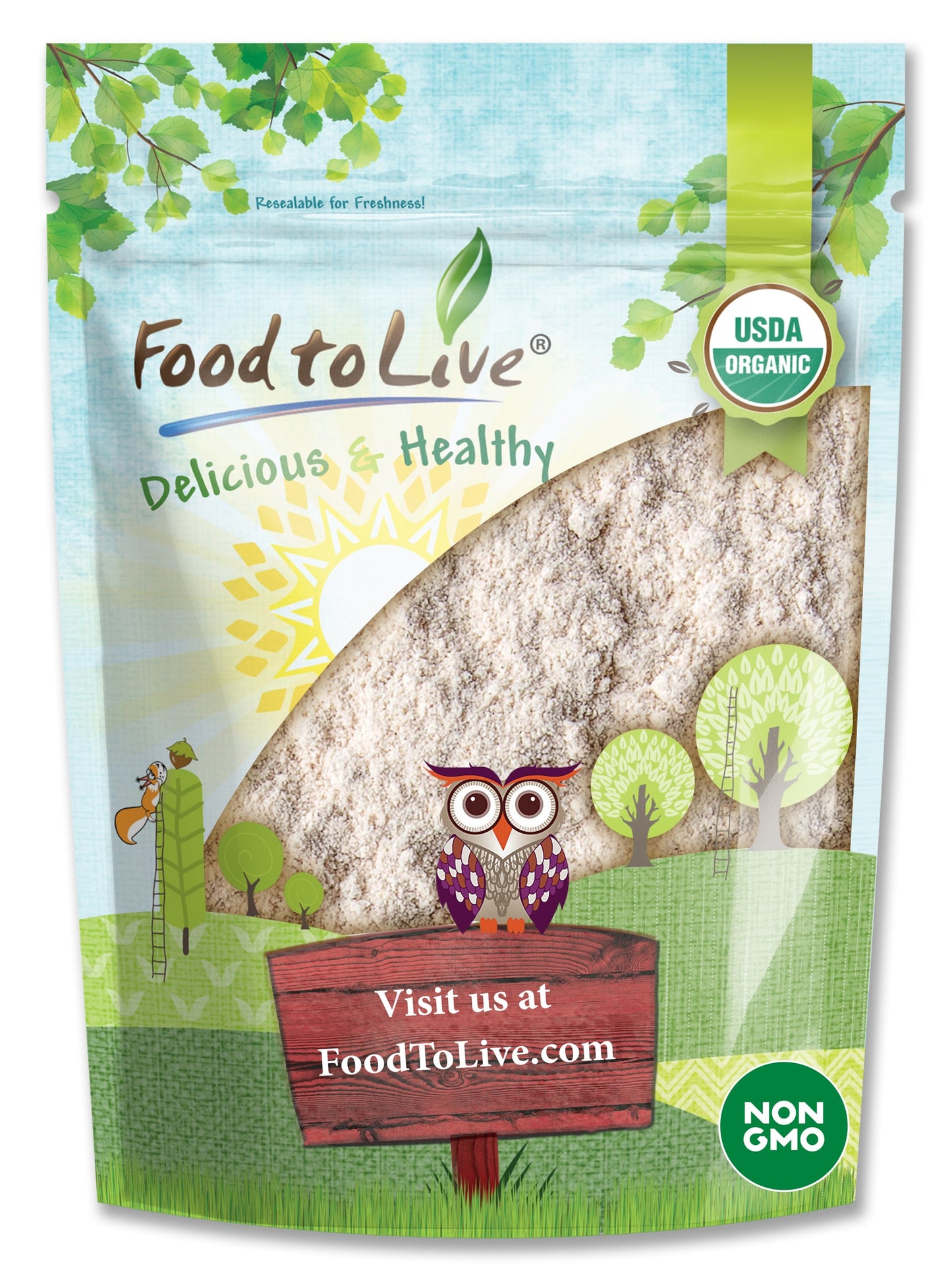 Organic Whole Grain Buckwheat Flour Blend - by Food To Live