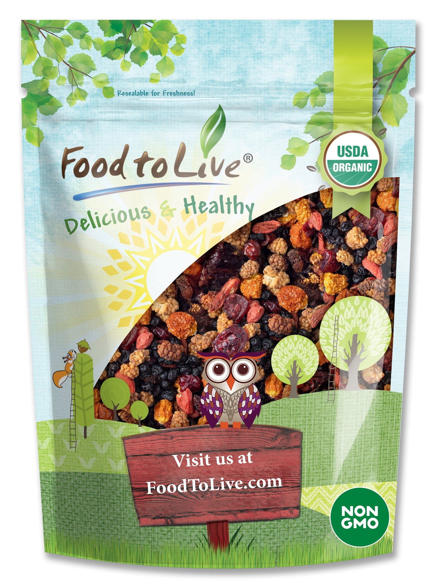 Organic Berries Paradise Mix - by Food To Live