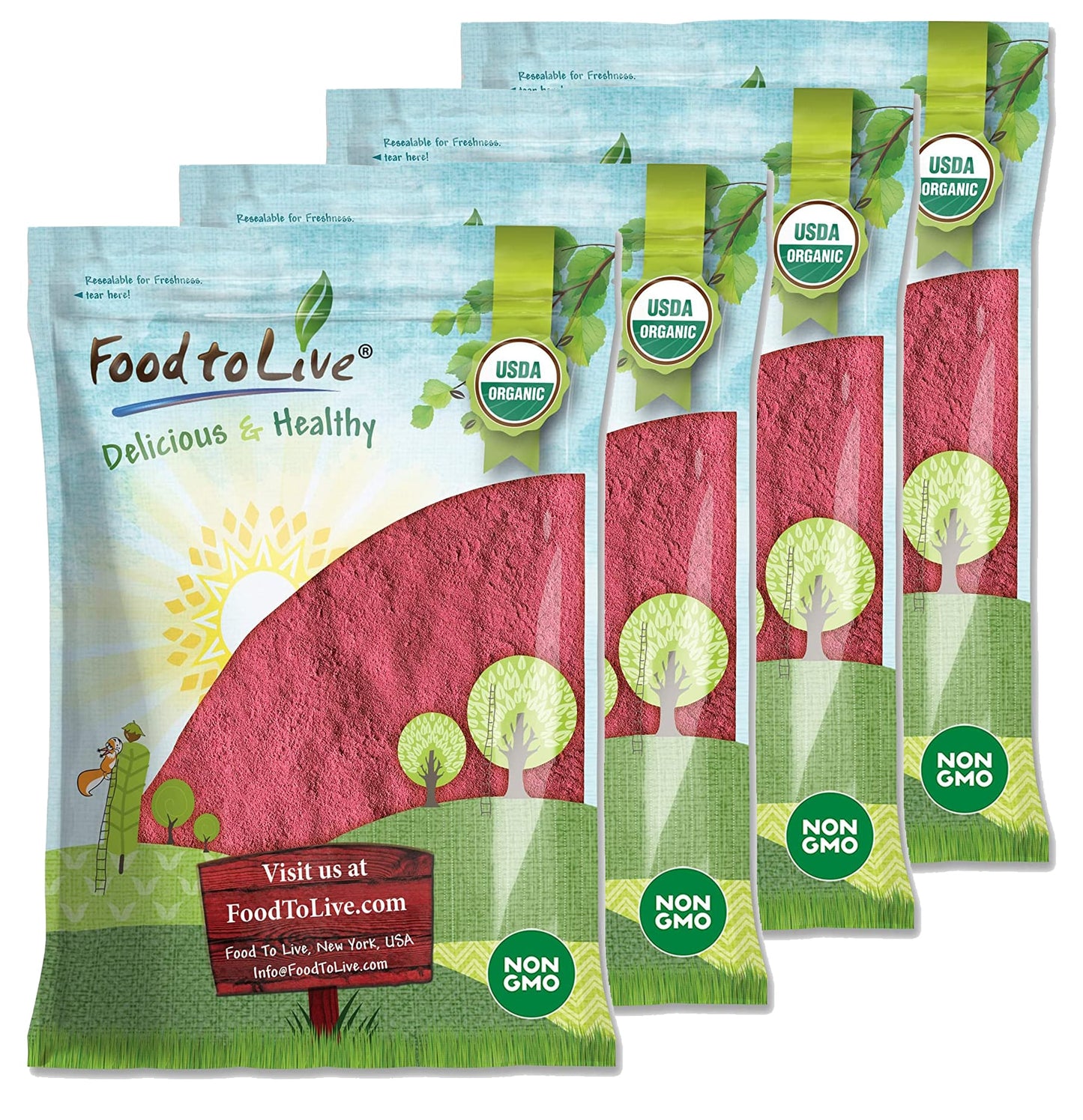 Organic Raspberry Powder - by Food To Live