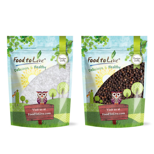 Gourmet Sea Salt and Pepper Set - by Food To Live