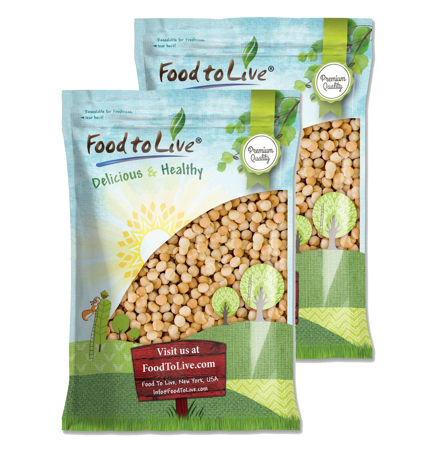 Dry Roasted Macadamia Nuts with Himalayan Salt - by Food To Live