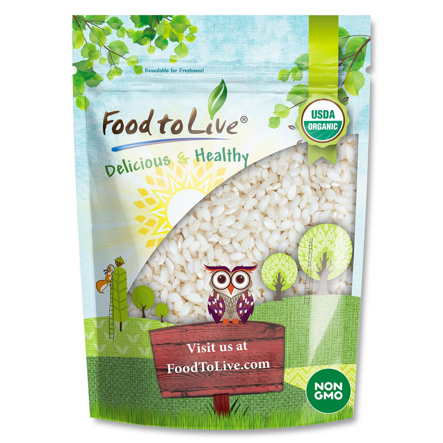 Organic Carnaroli Rice - by Food to Live