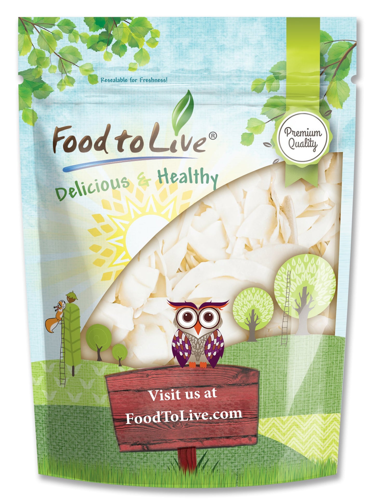 Coconut Chips - by Food To Live
