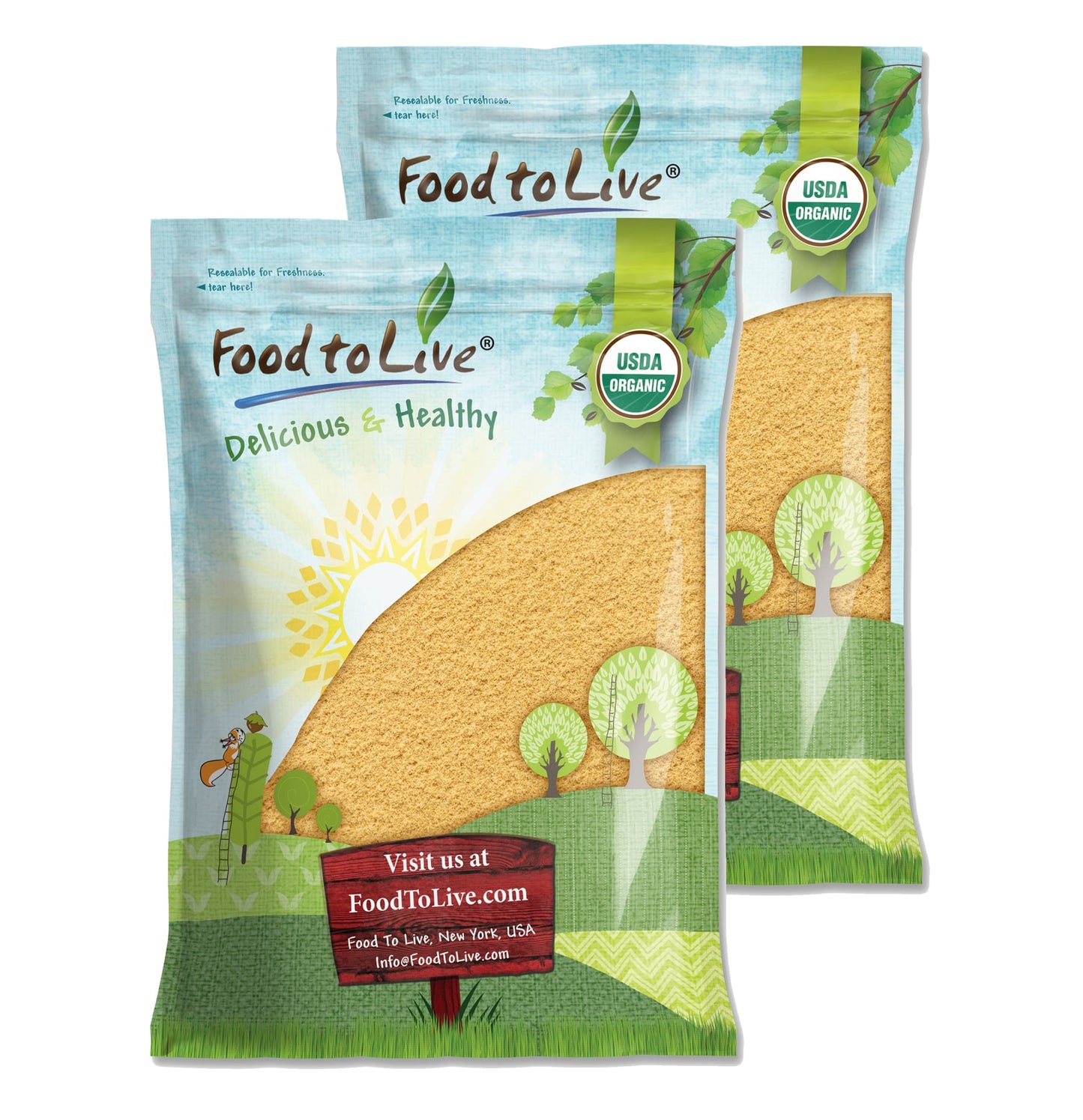 Organic Ground Golden Flaxseed Meal - by Food To Live