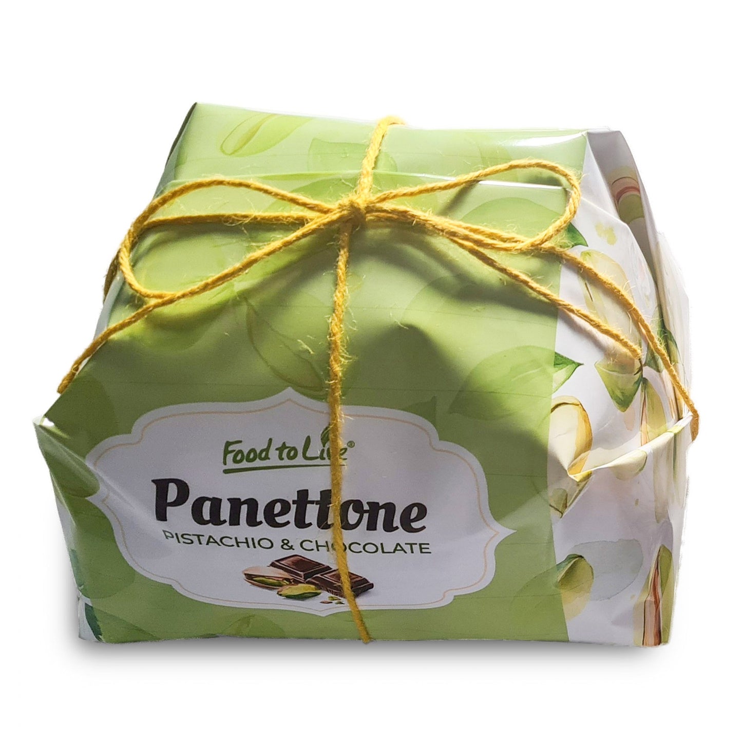 Italian Pistachio and Chocolate Panettone - 750g (1.65 lb) - by Food to Live