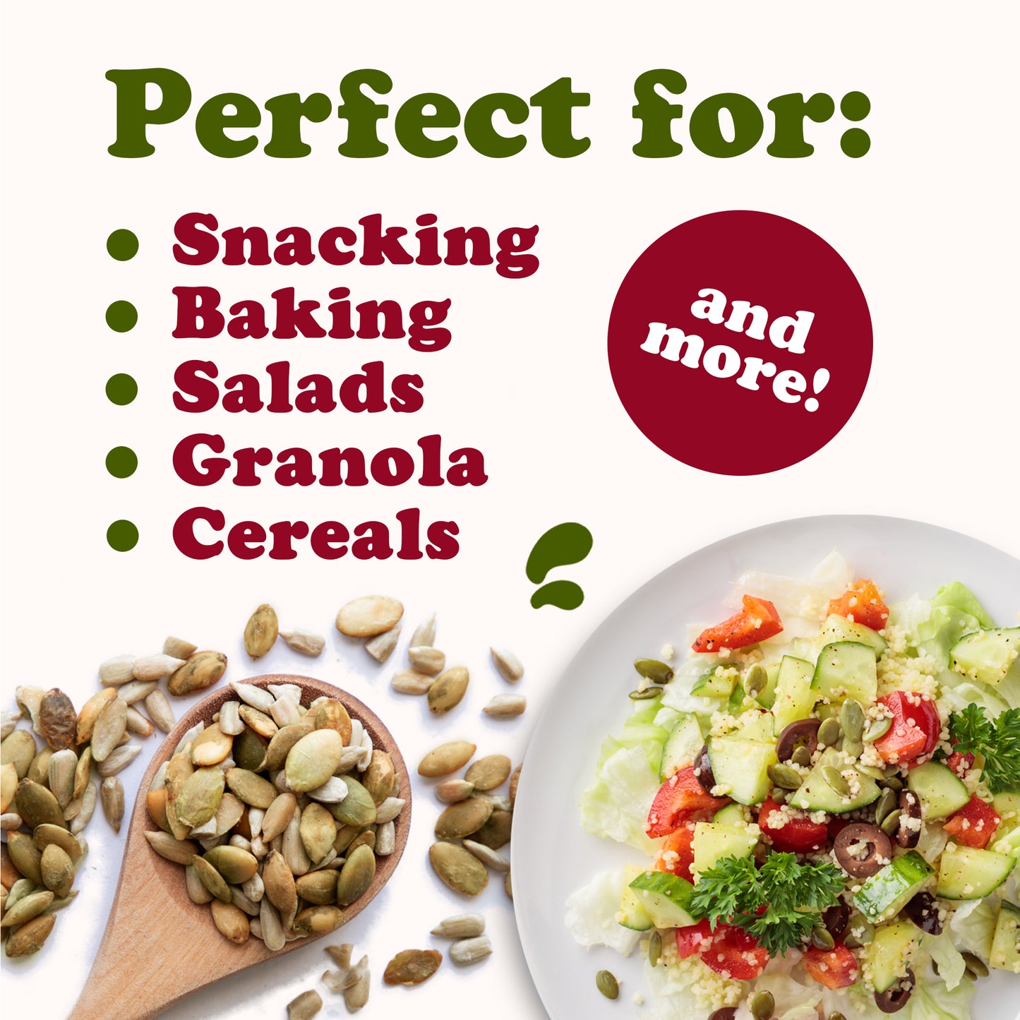 Organic Dry Roasted Sunflower and Pumpkin Seed Mix - by Food To Live